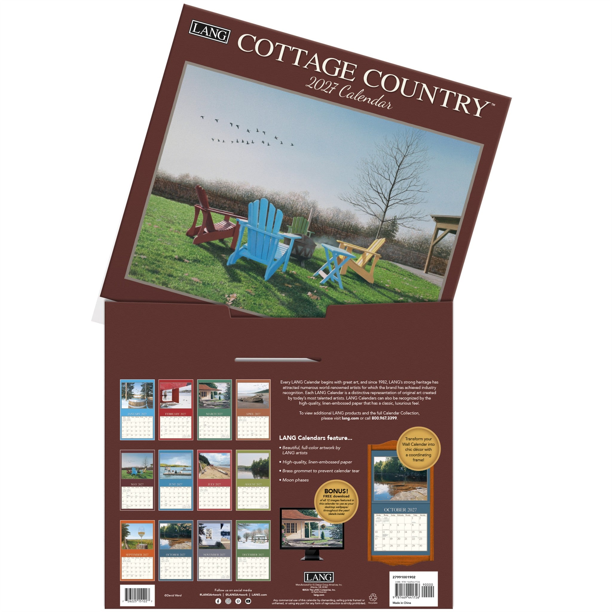 Cottage Country 2027 Wall Calendar