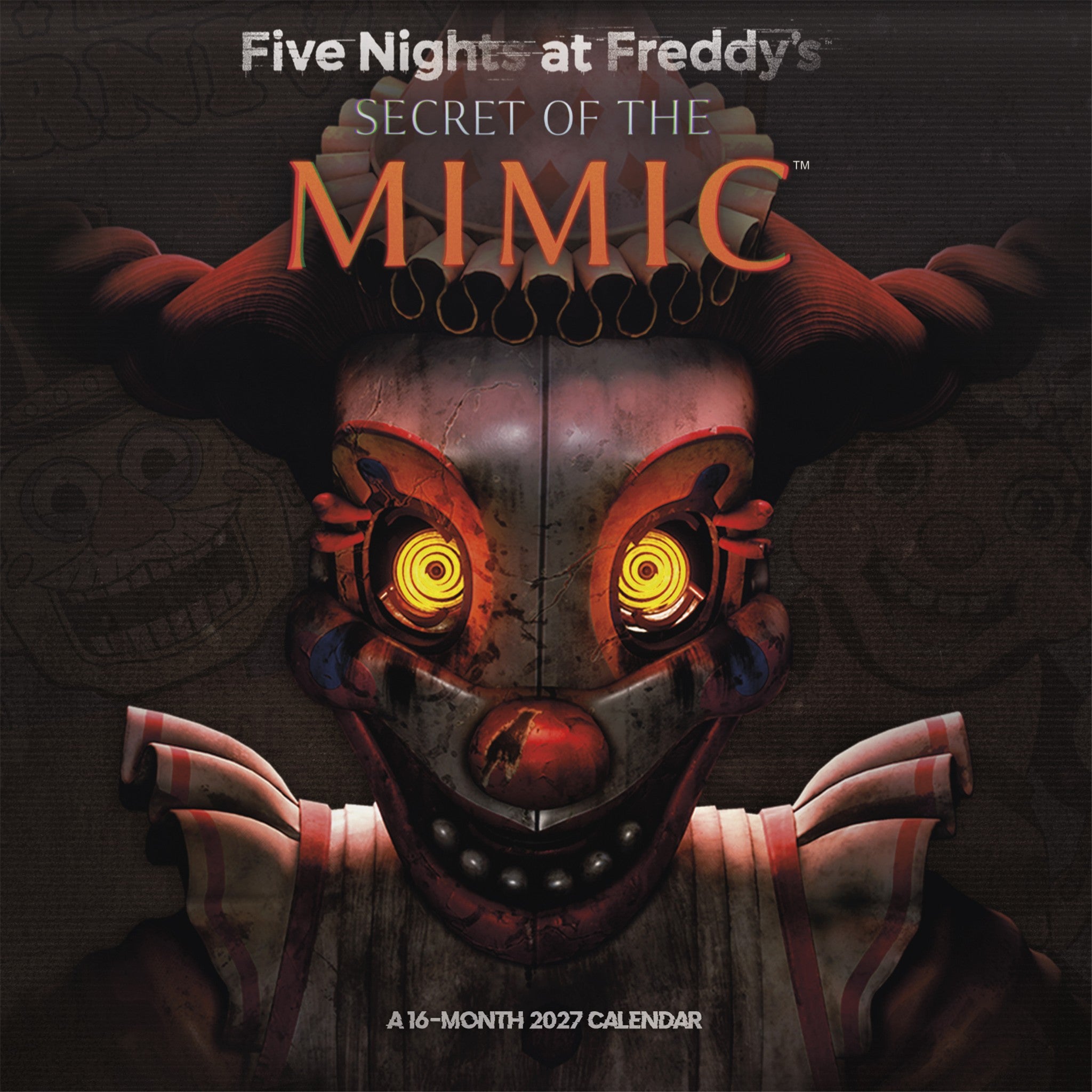 Five Nights at Freddy's Secret of the Mimic 2027 Wall Calendar