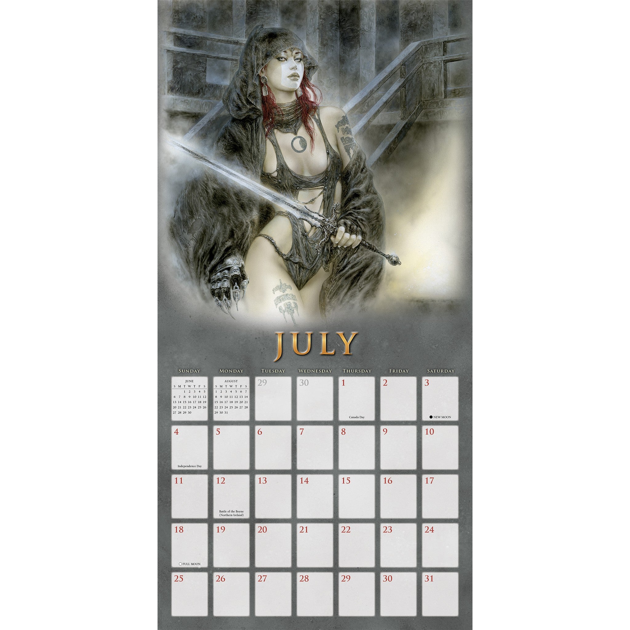 The Fantasy Art of Royo 2027 Wall Calendar