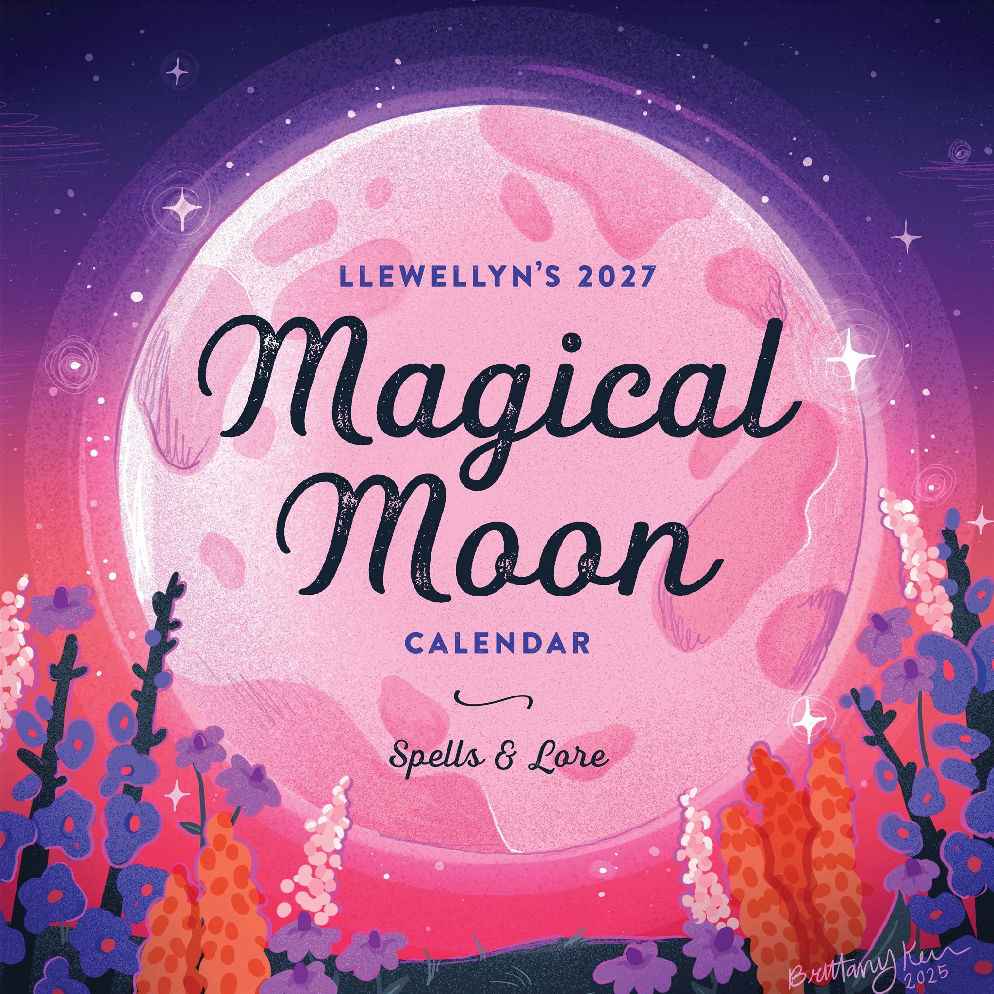Magical Moon 2027 Wall Calendar