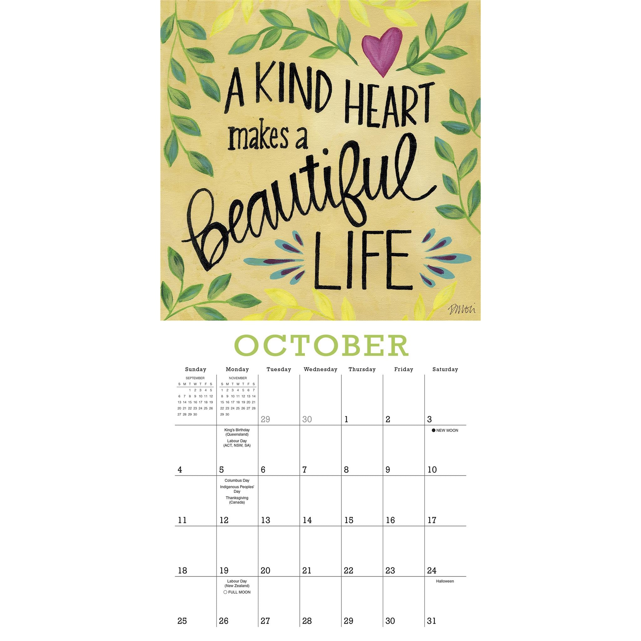 Year Of Hope And Inspiration 2026 Mini Calendar