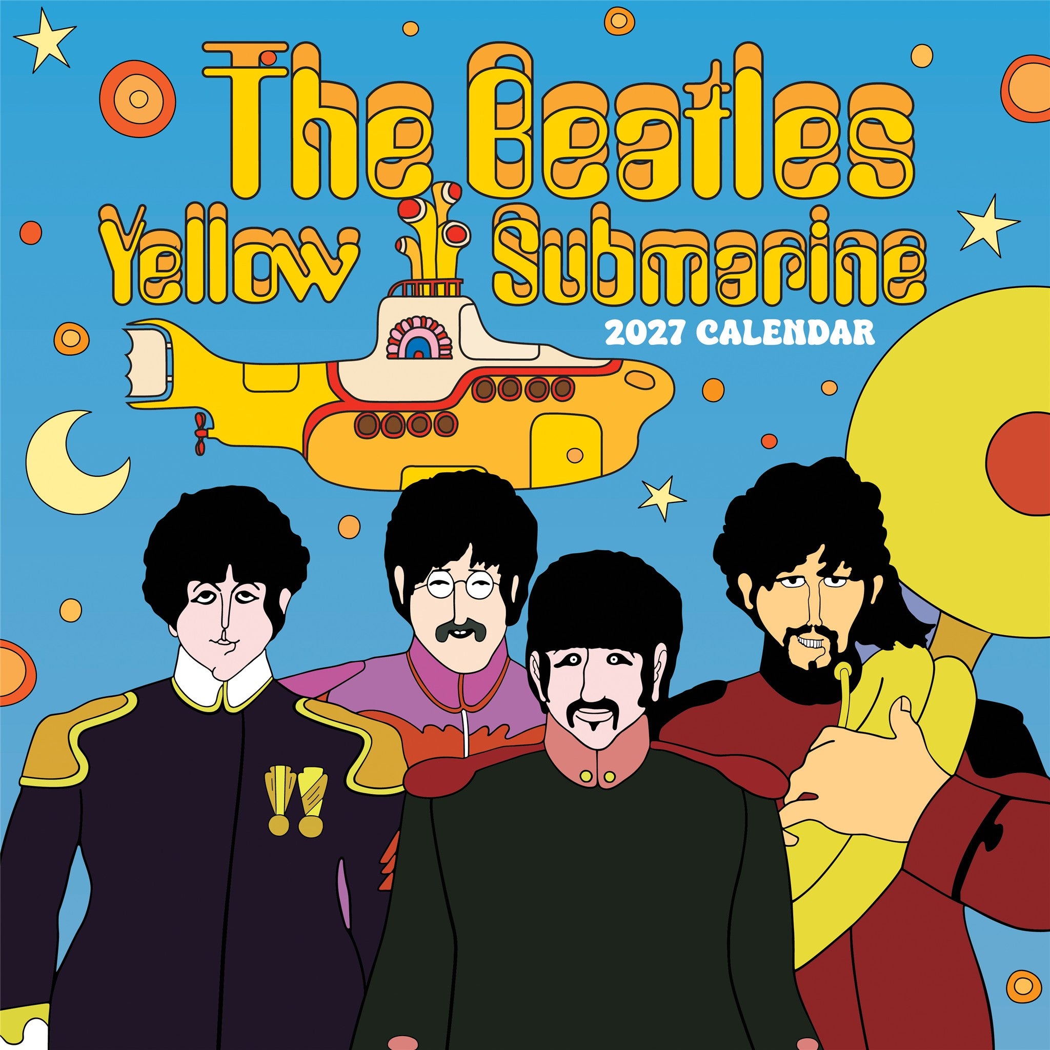 Beatles Yellow Submarine 2027 Wall Calendar - Online Only