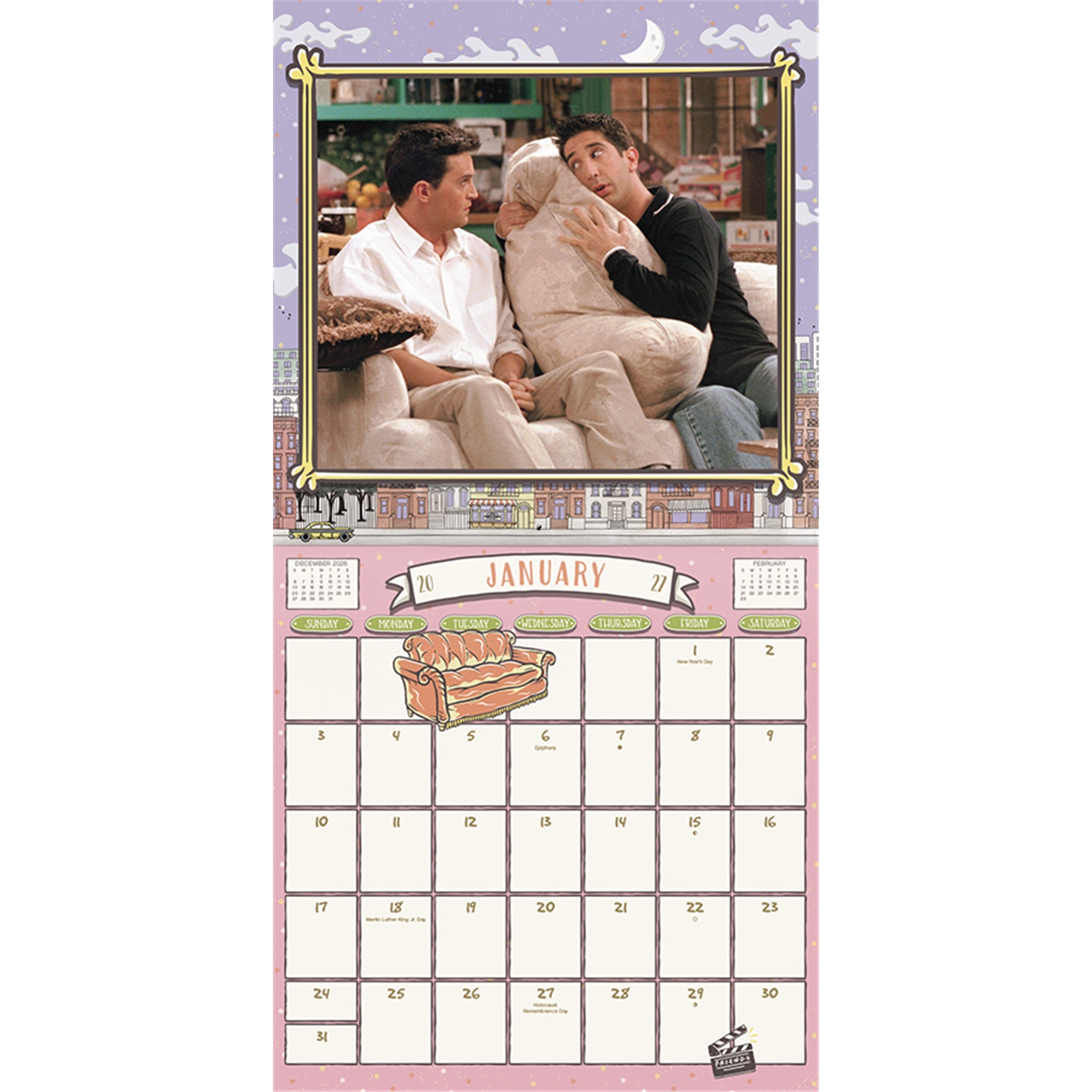Friends 2027 Mini Calendar