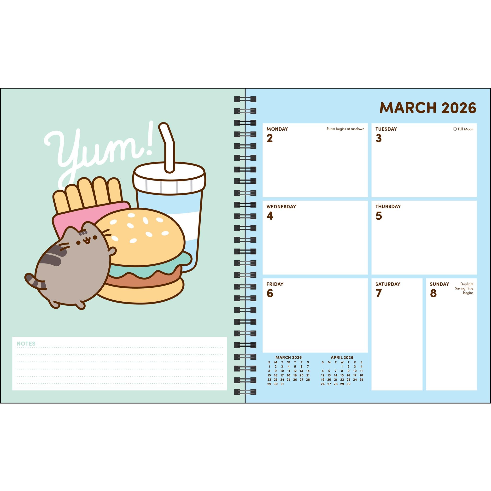 Pusheen 2025-2026 Engagement Calendar
