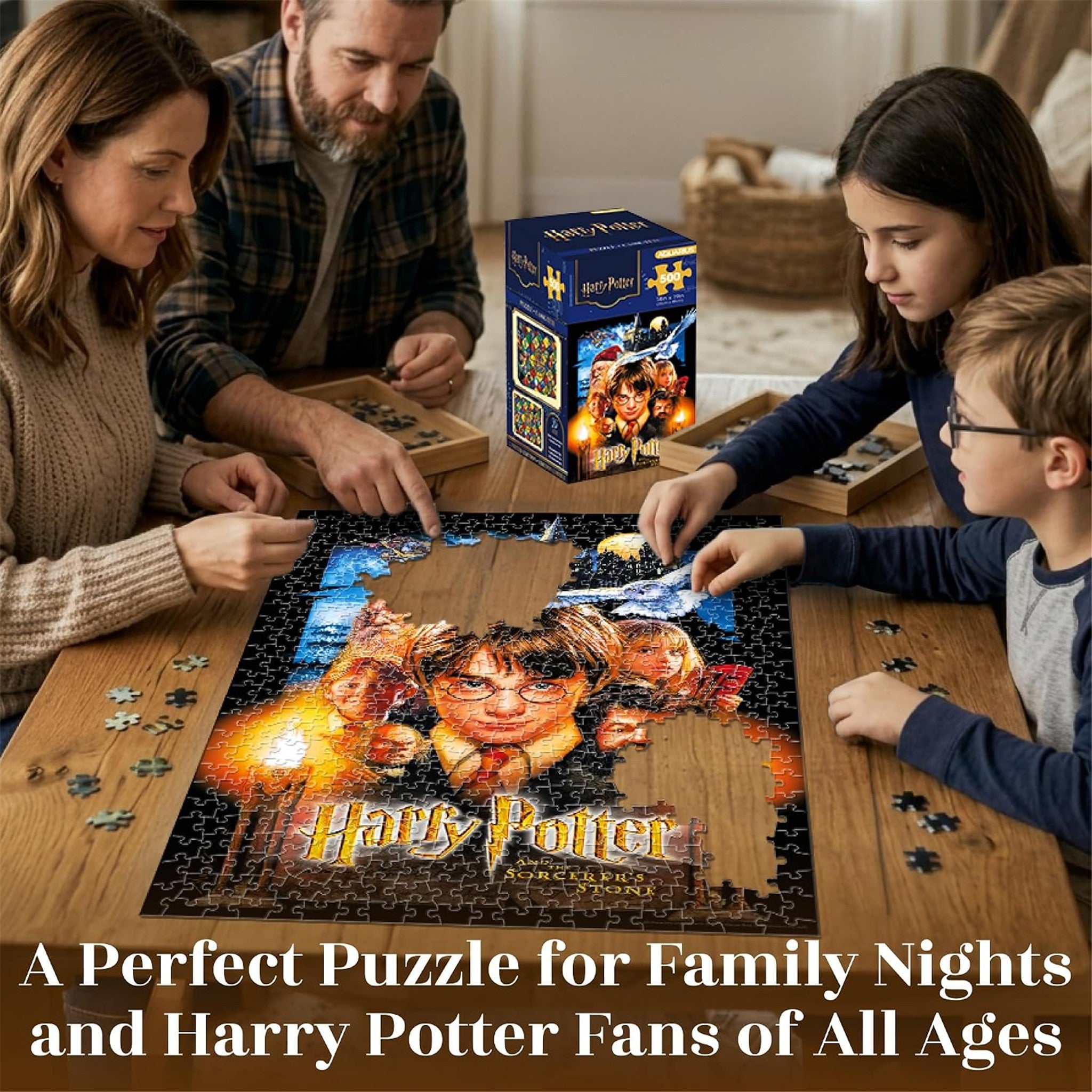 Harry Potter Sorcerer's Stone 500 Piece Puzzle