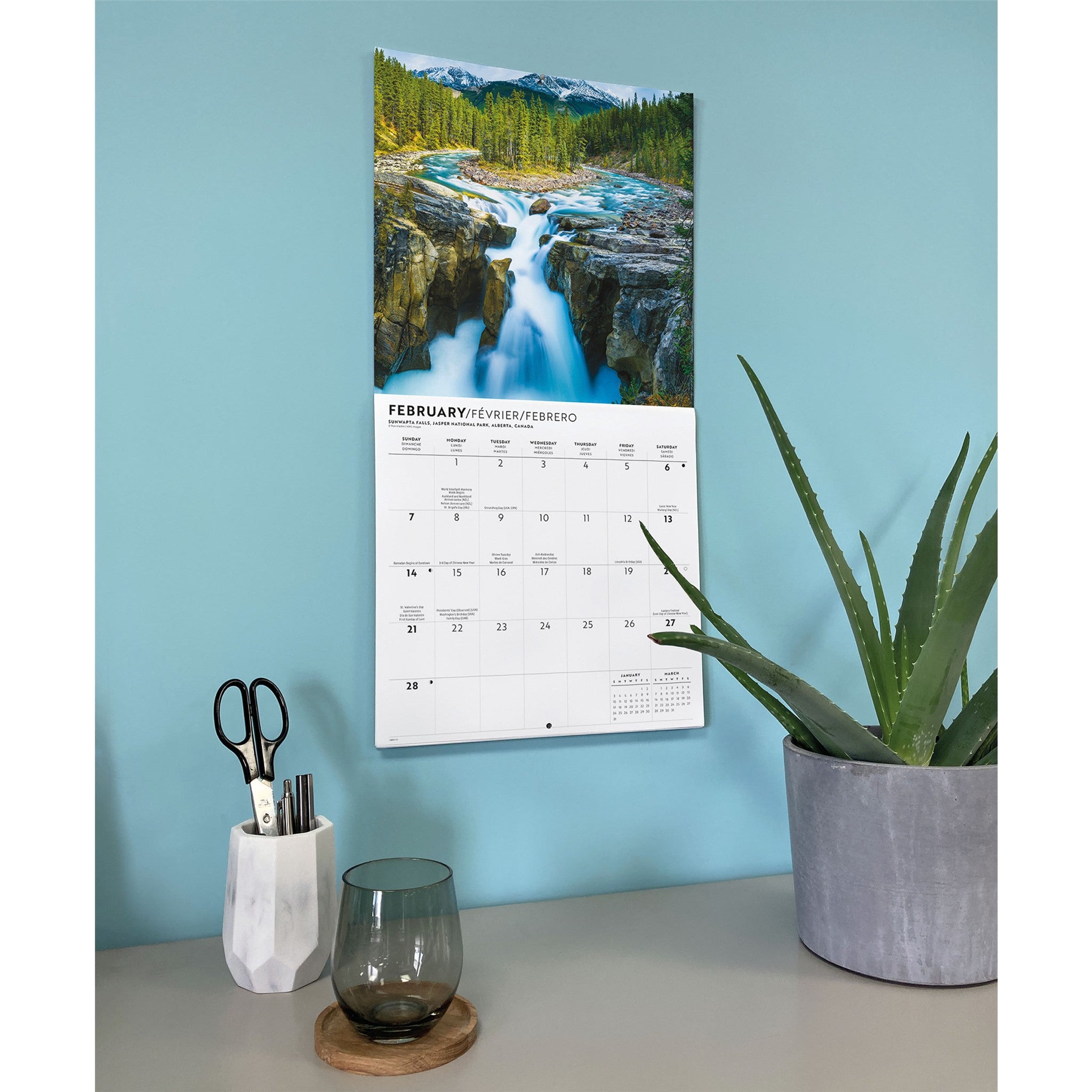 Passport to the World 2027 Wall Calendar