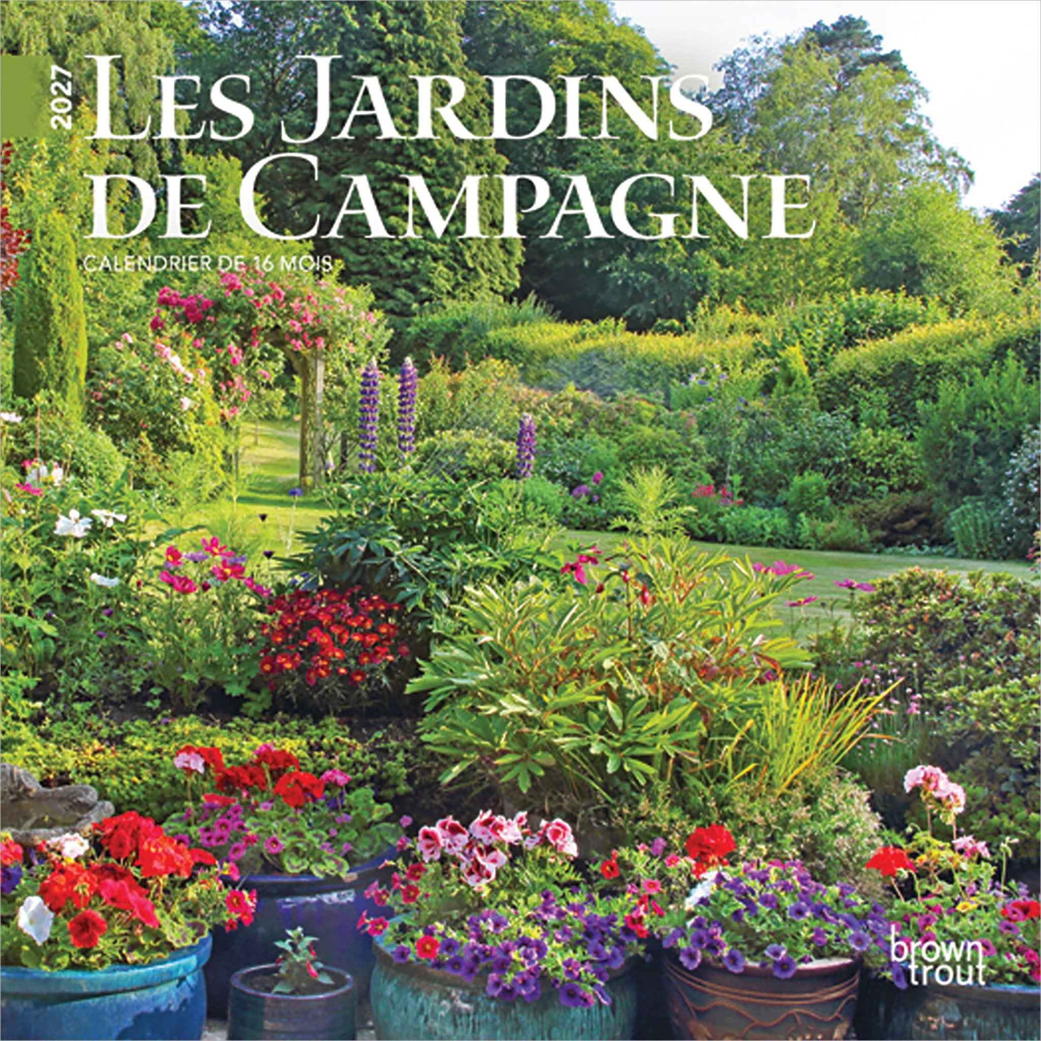 Les Jardins de Campagne 2027 Mini Calendar (French)