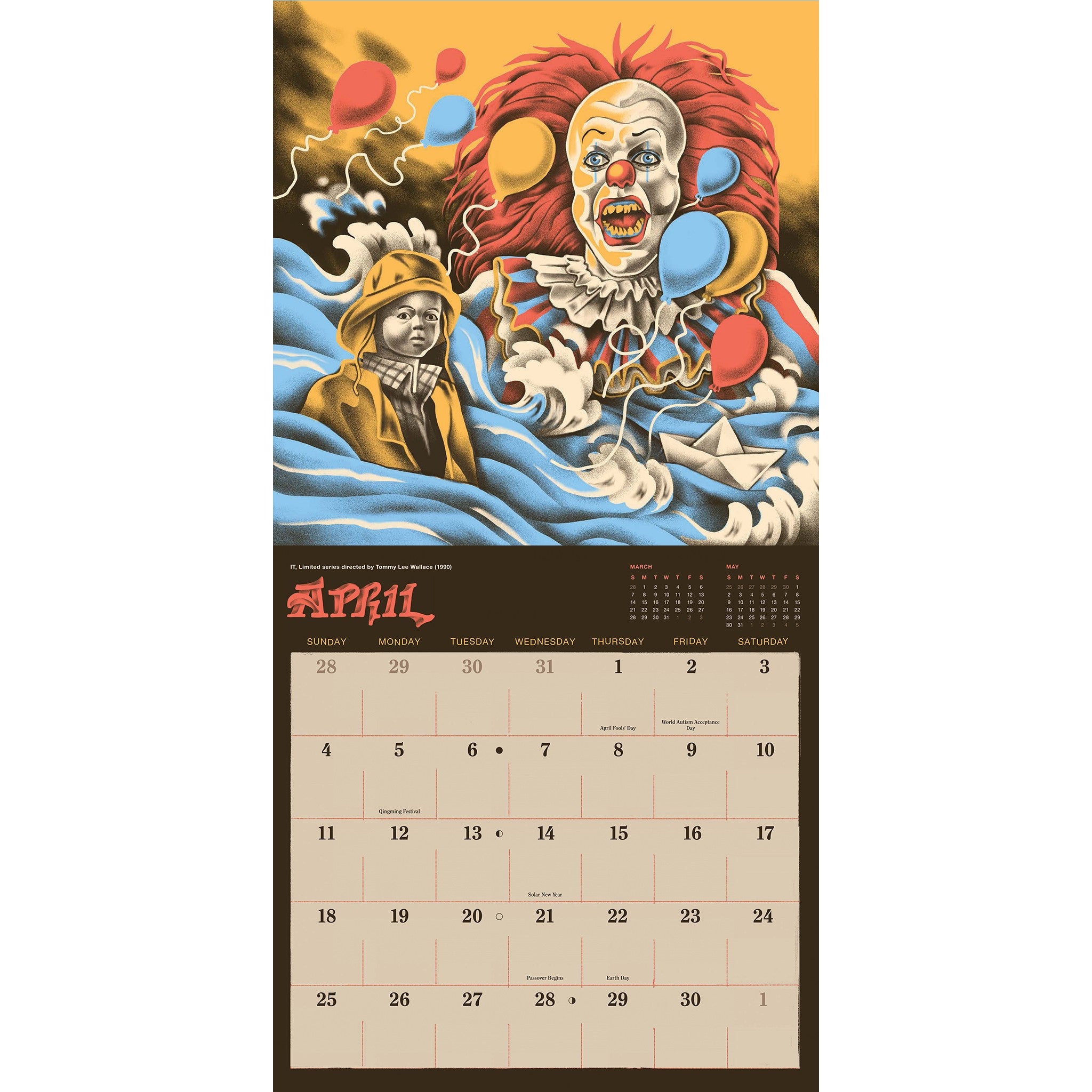 Classic Horror Movies 2027 Wall Calendar - Online Only