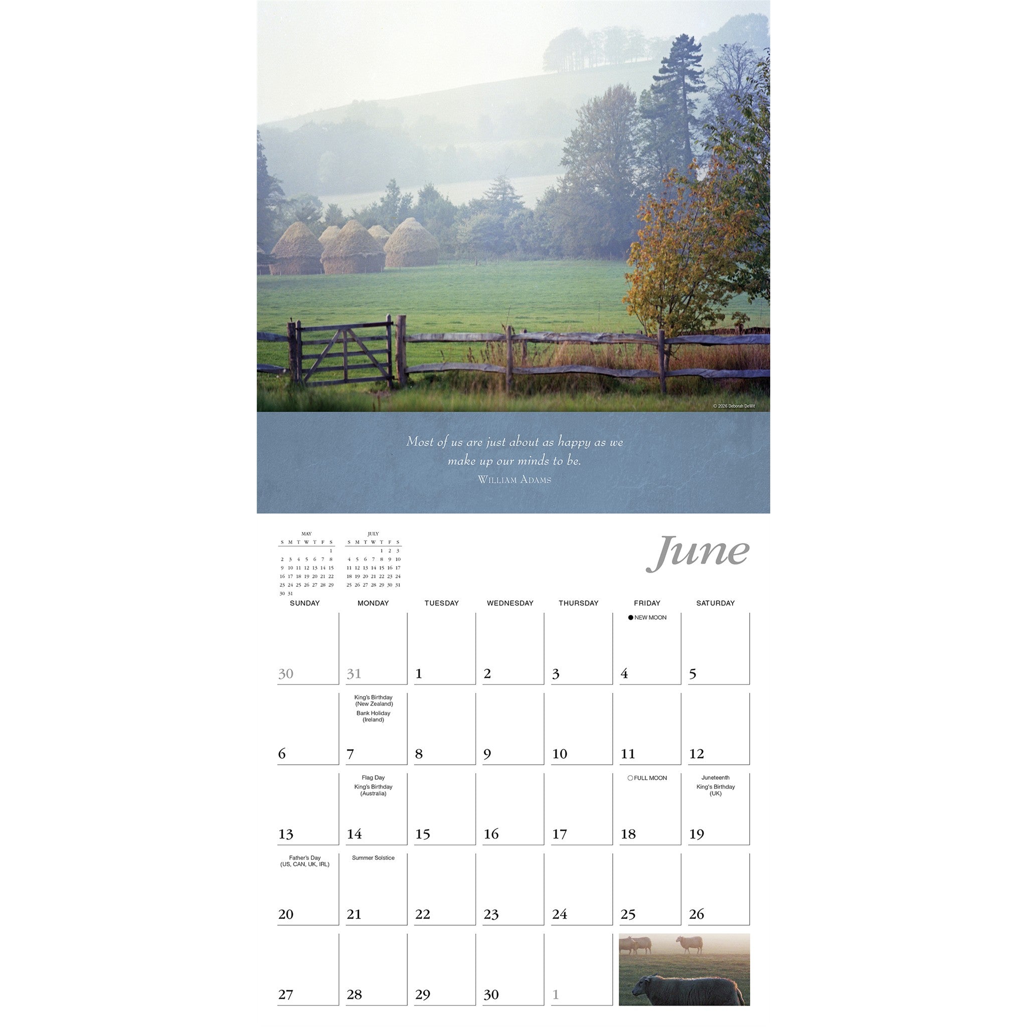 Simplicity 2027 Wall Calendar