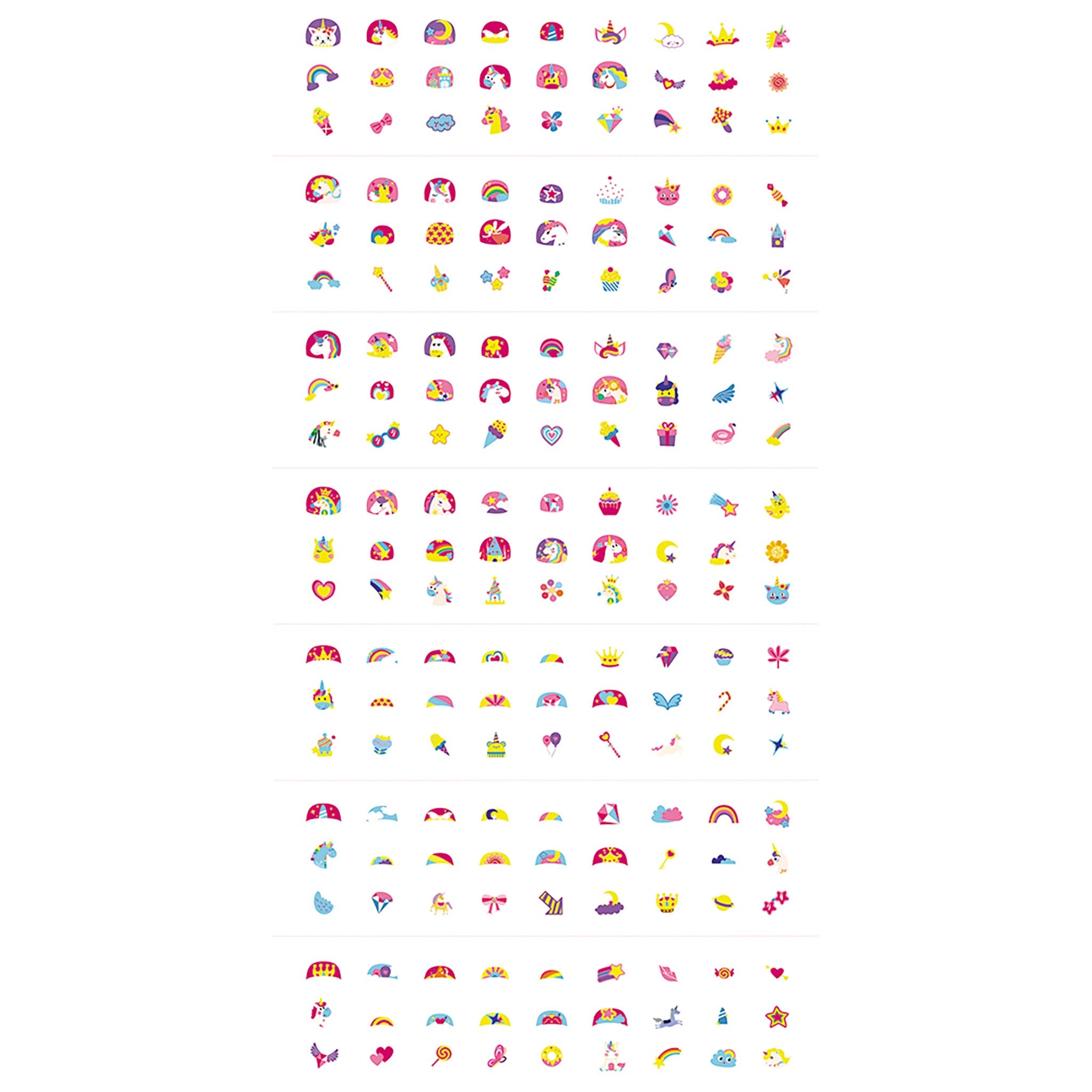 Nail Stickers & Tattoos - Unicorn