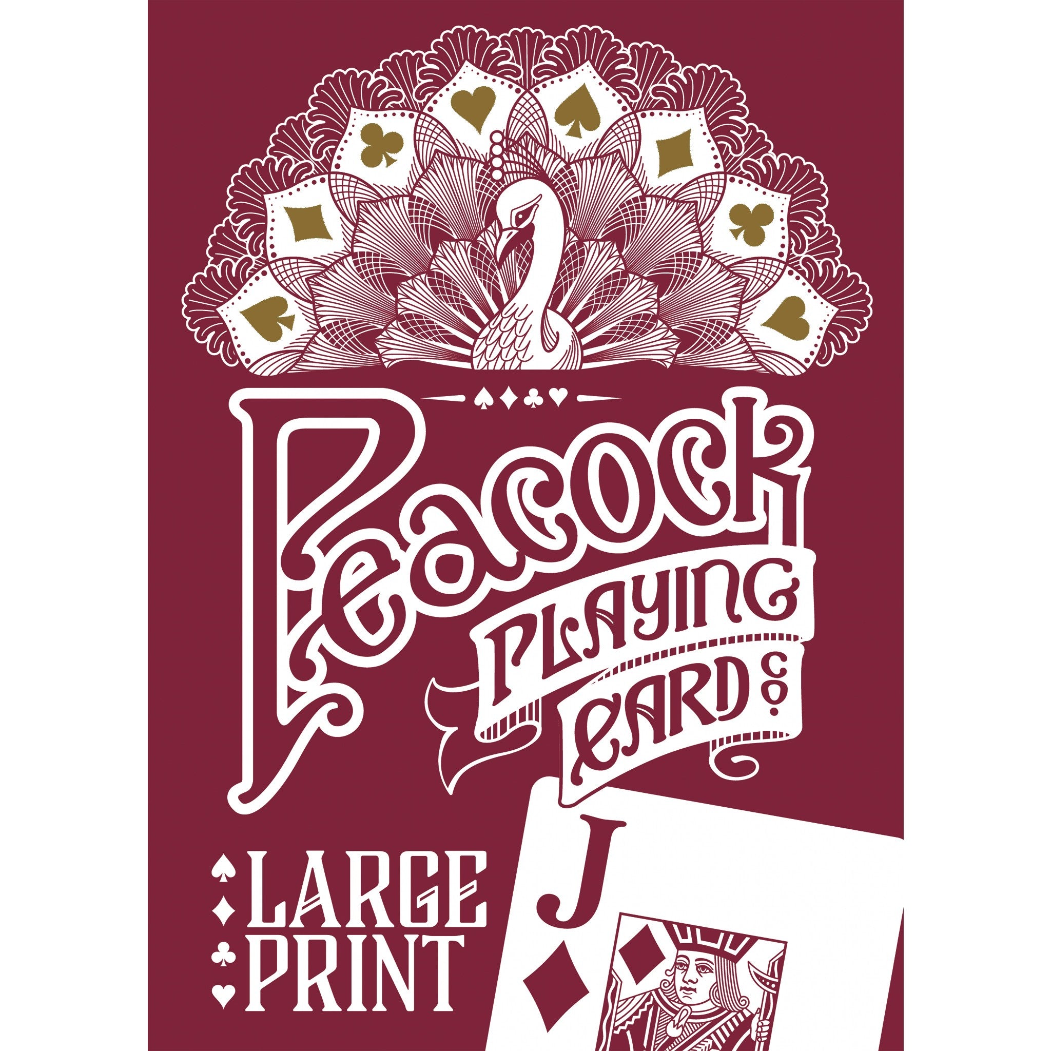 Large Print Playing Cards 2 Colours - Online Only