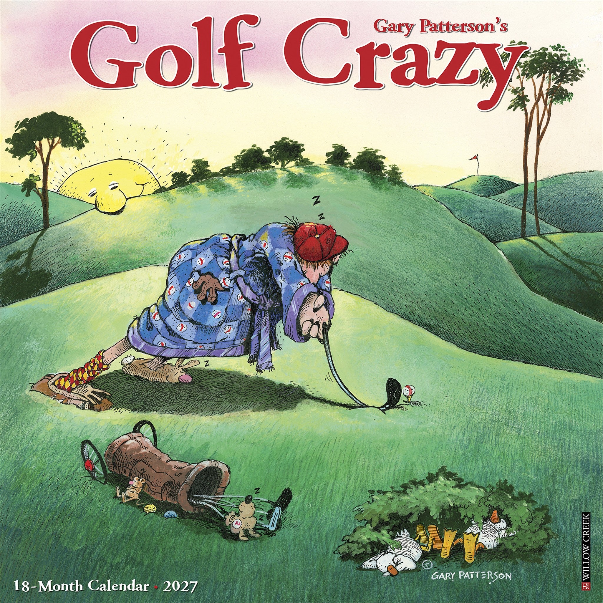 Gary Patterson Golf Crazy 2027 Wall Calendar