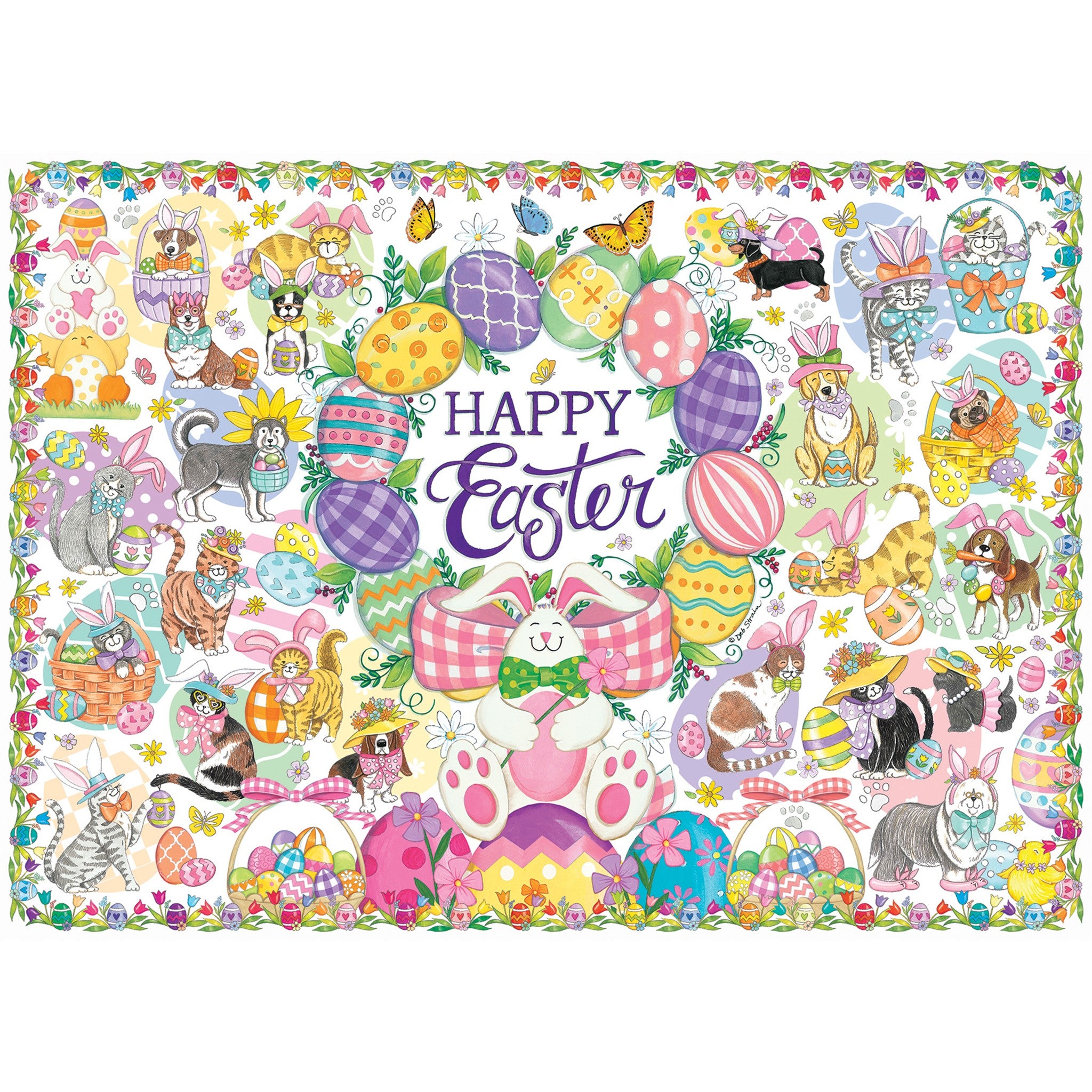 Happy Easter 350 Piece Puzzle - Online Only