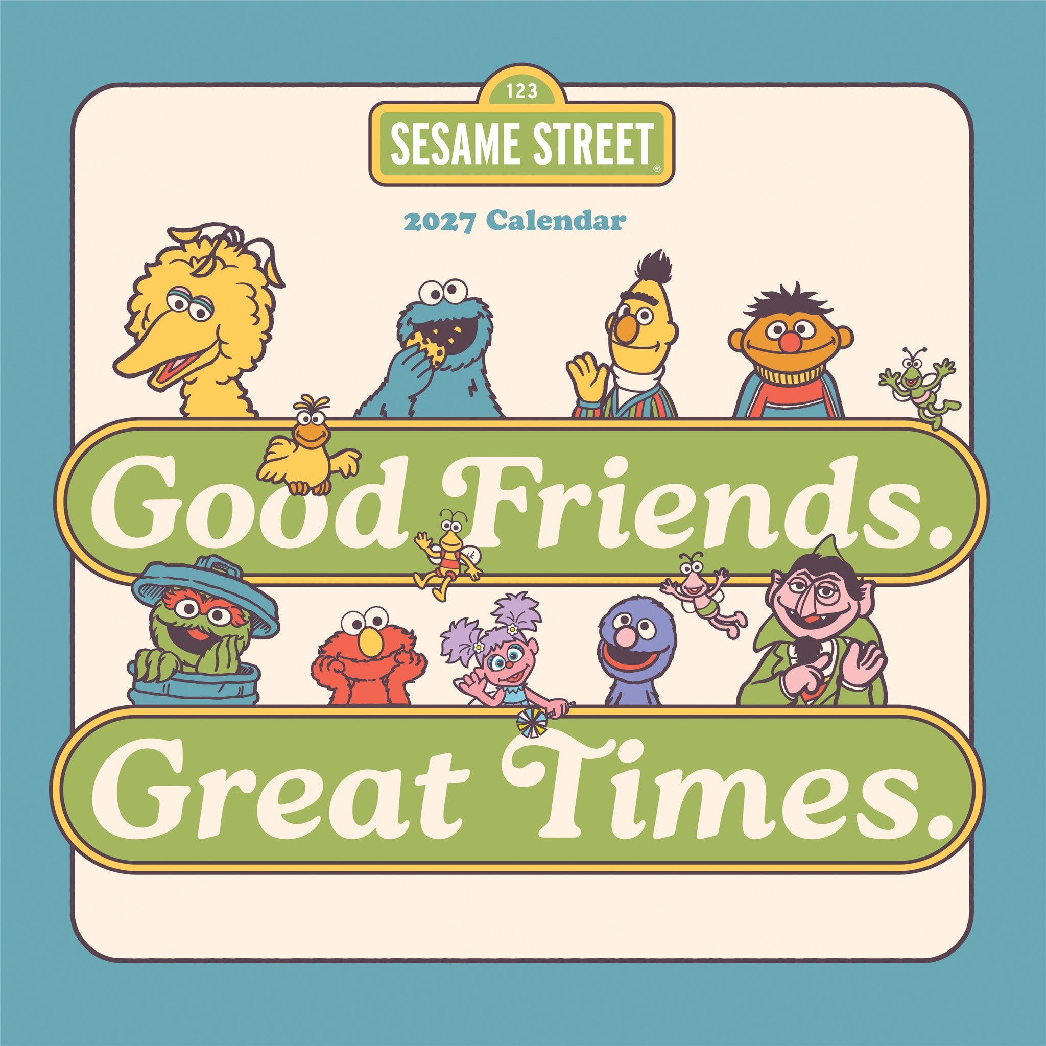Sesame Street 2027 Wall Calendar