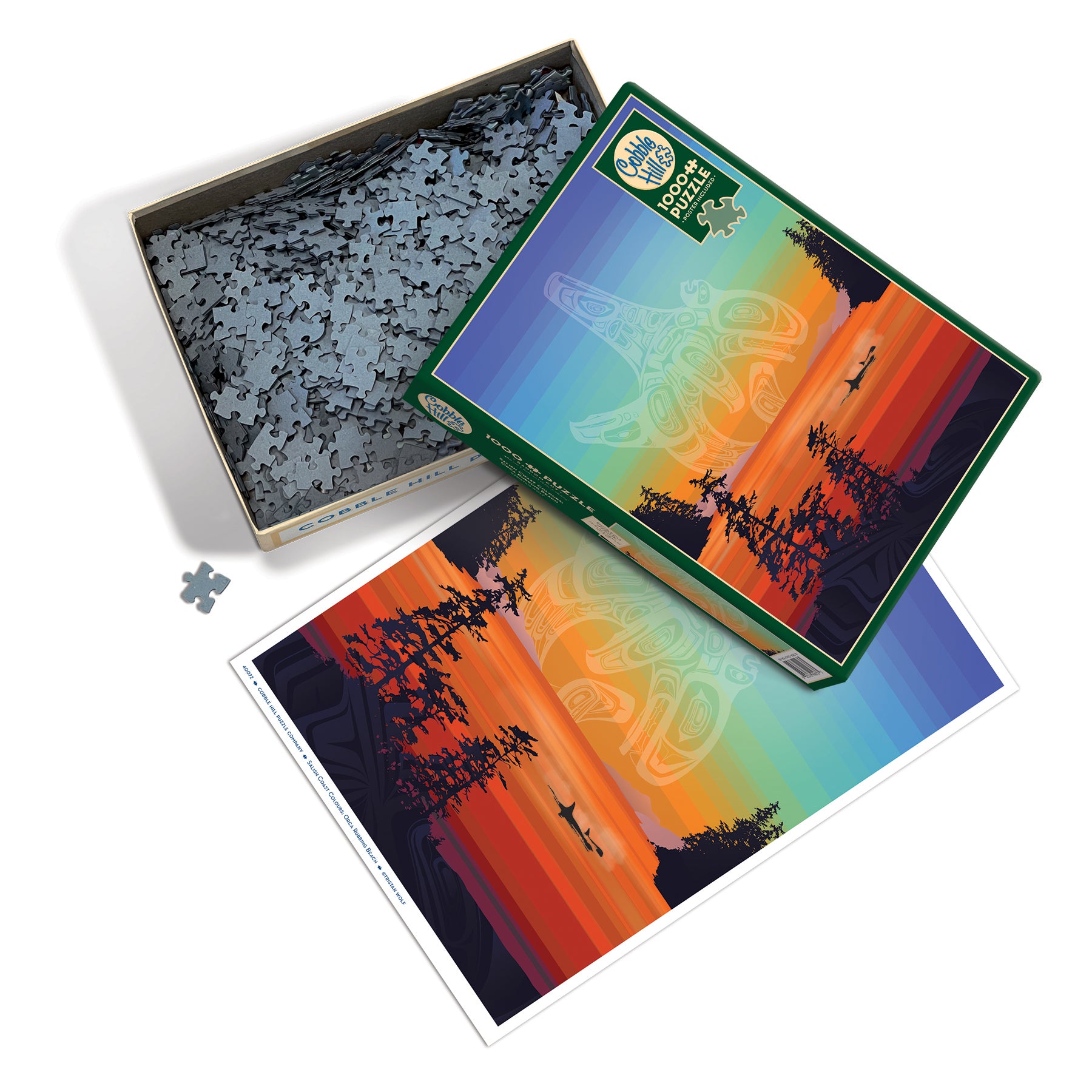 Salish Coast Colours 1000 Piece Puzzle - Online Only