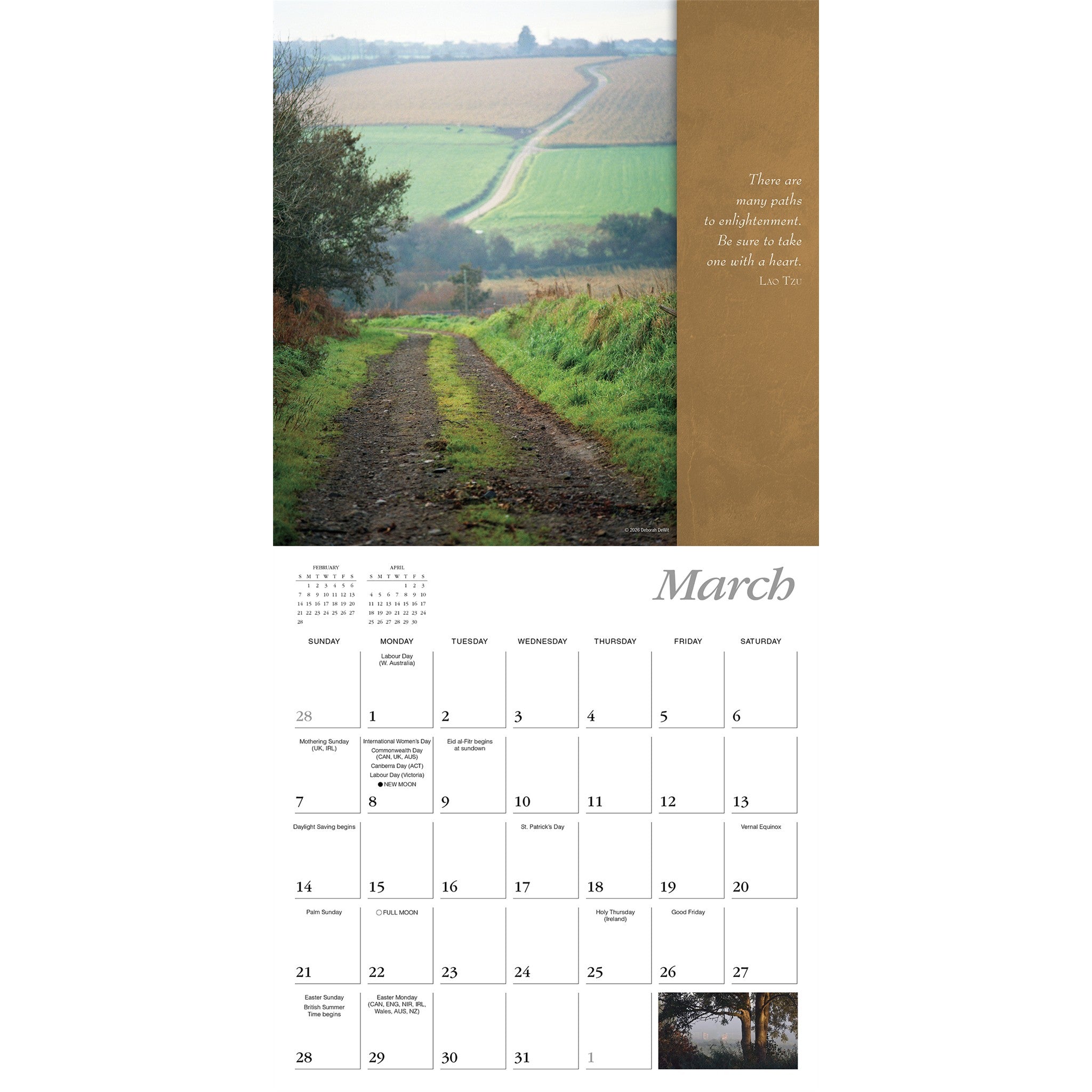 Simplicity 2027 Wall Calendar