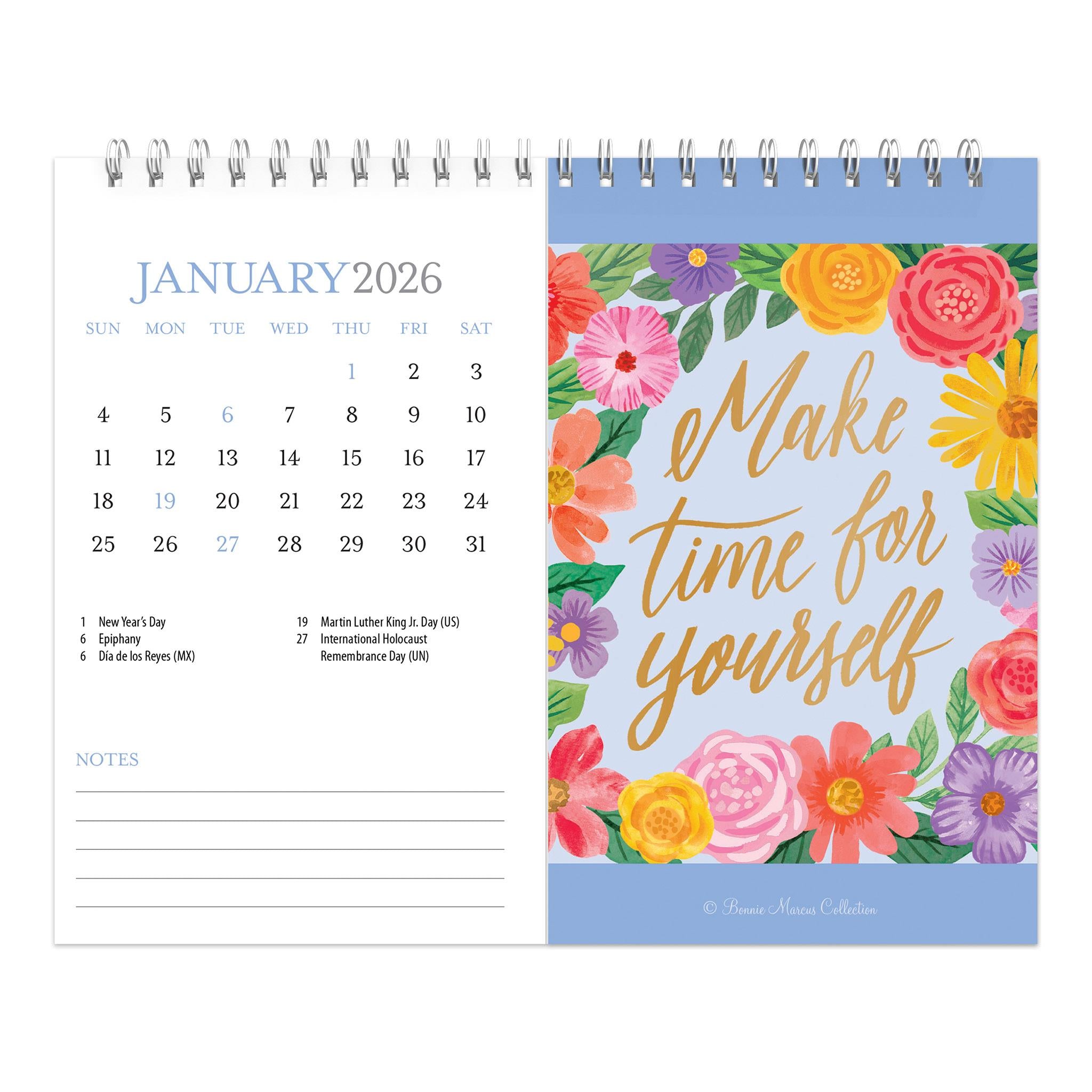 Bonnie Marcus 2026 Double View Easel Calendar - Online Only