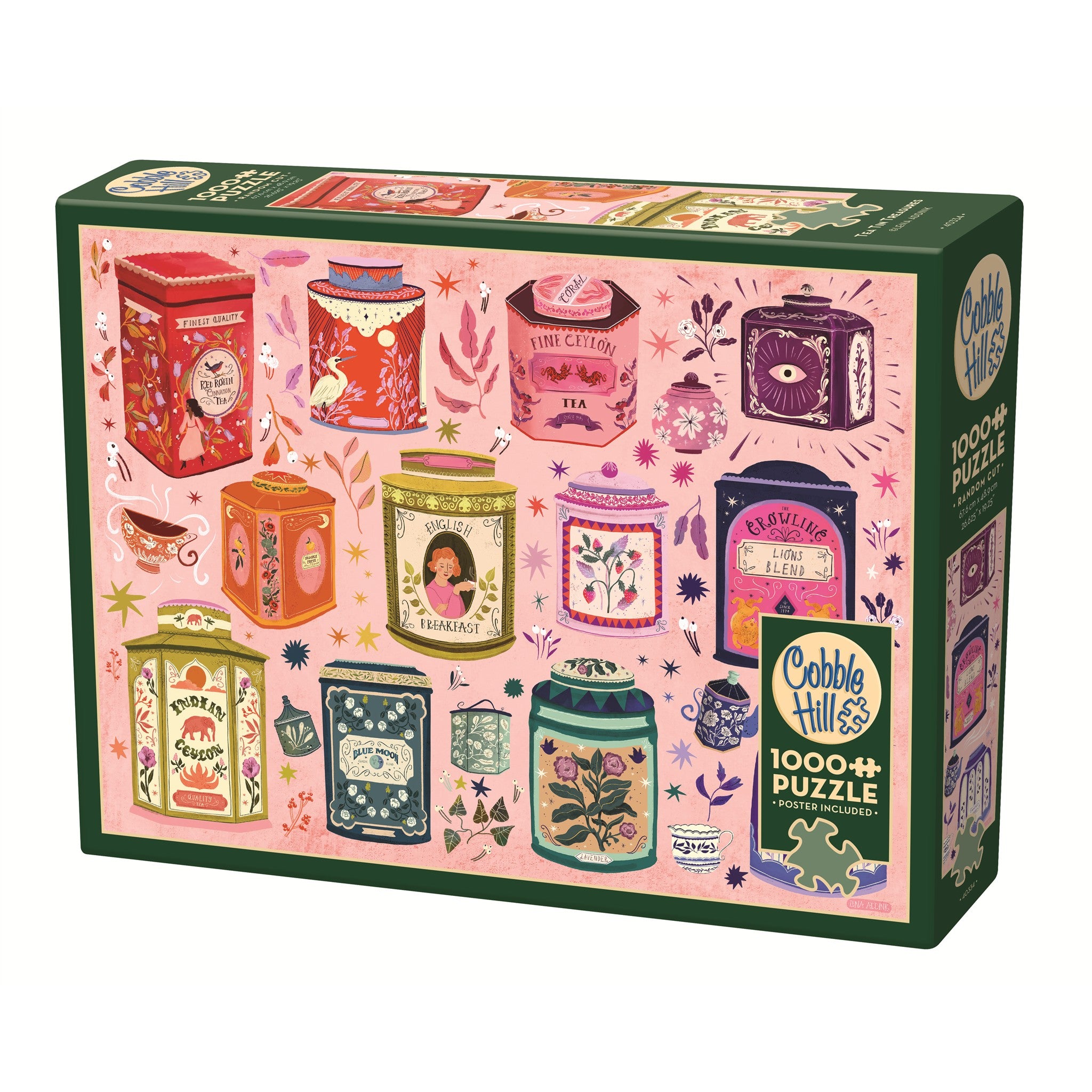 Tea Tin Treasures 1000 Piece Puzzle