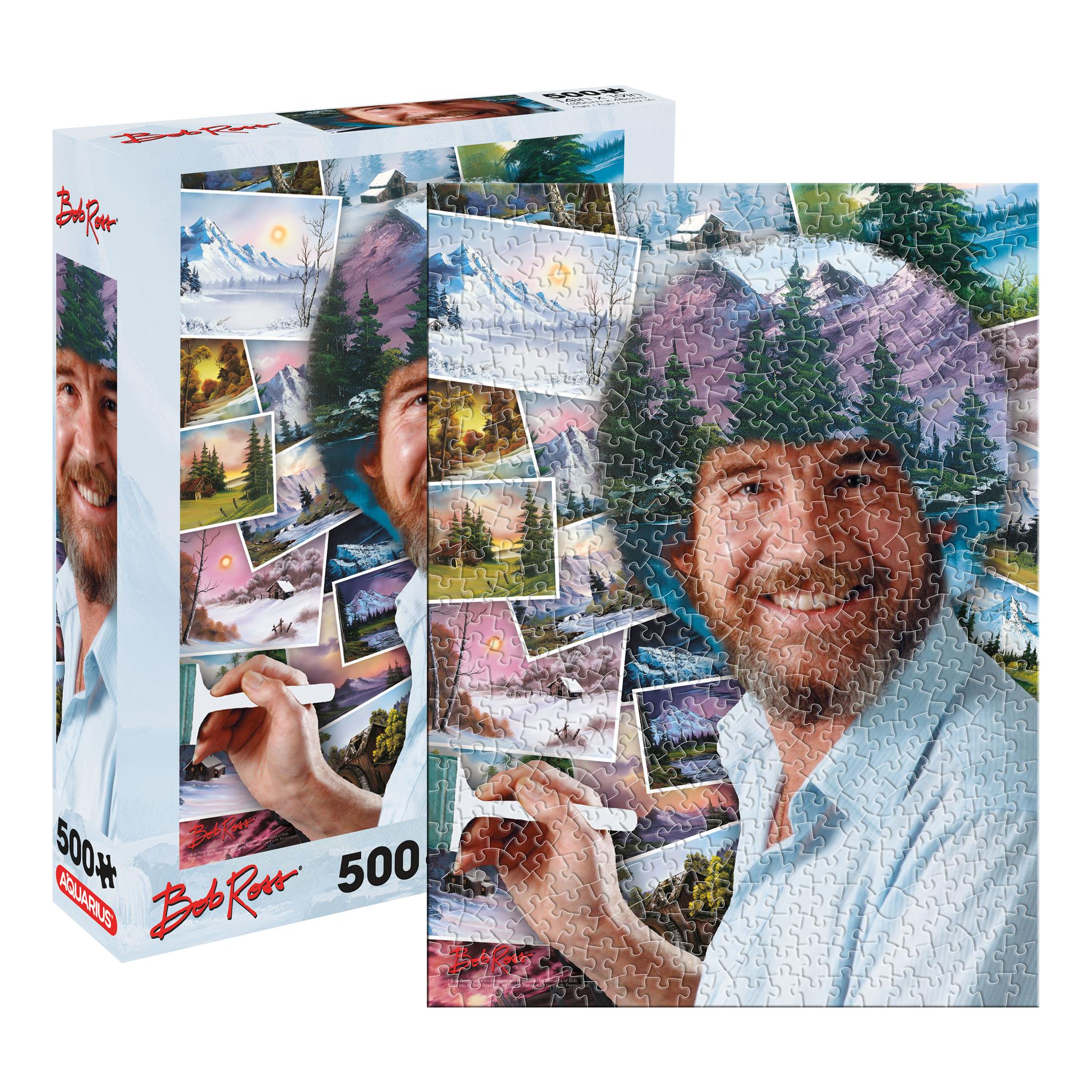Bob Ross Afro 500 Piece Puzzle
