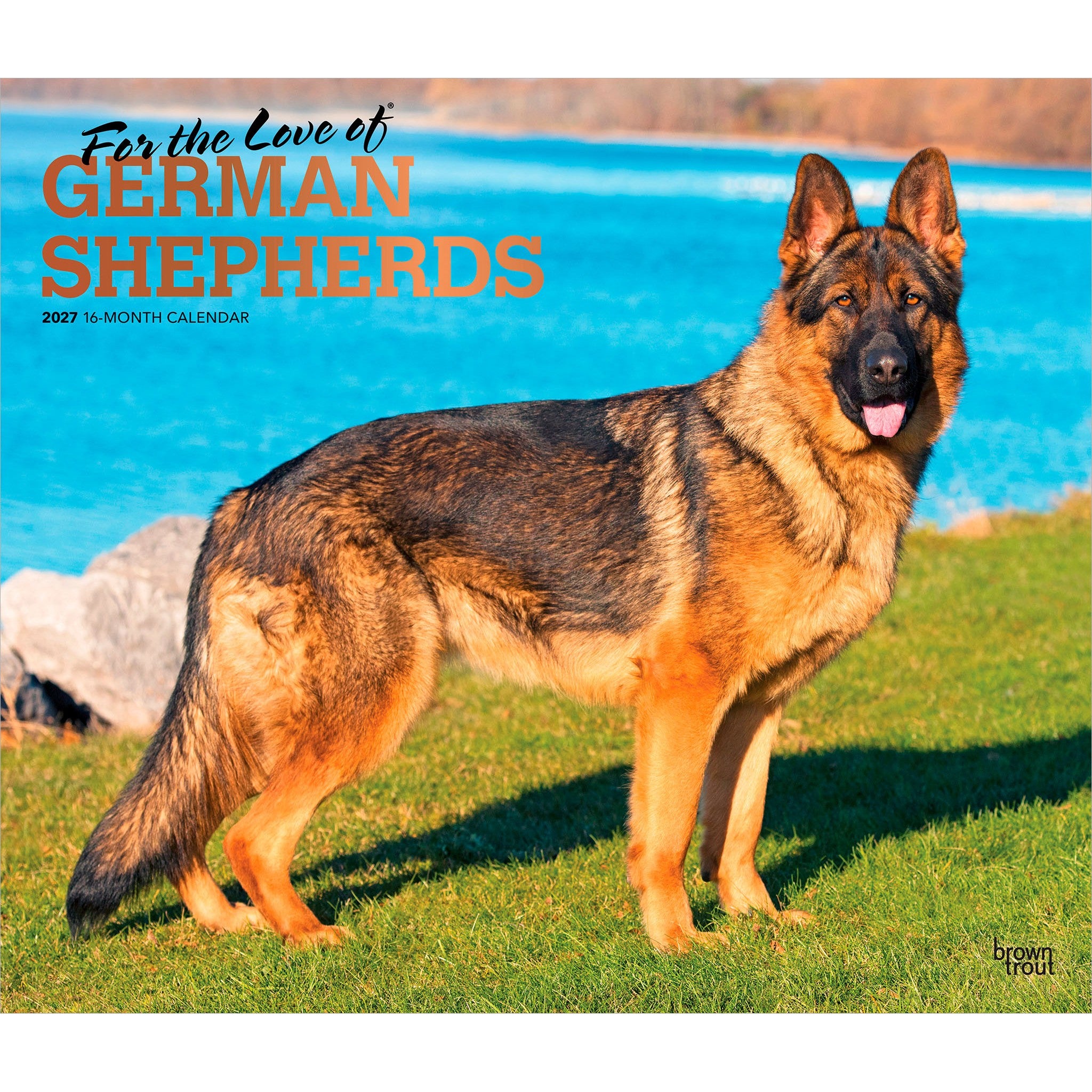 For the Love of German Shepherds 2027 Wall Calendar