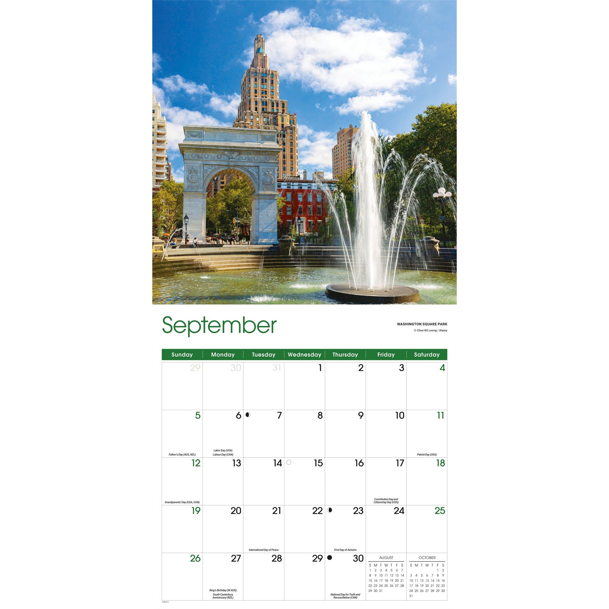 New York 2027 Wall Calendar