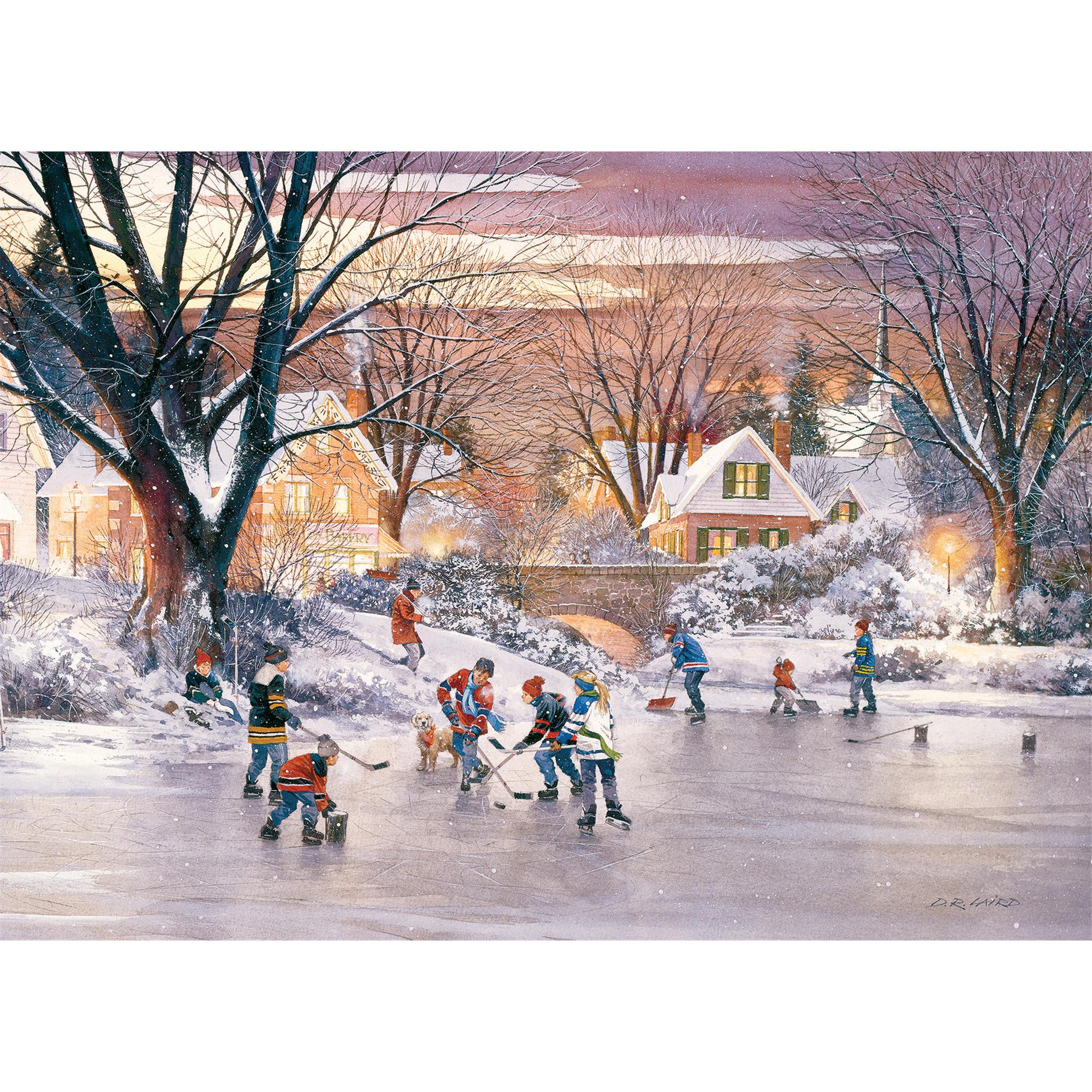 Hometown Hockey Exclusive 1000 Piece Puzzle Cobble Hill