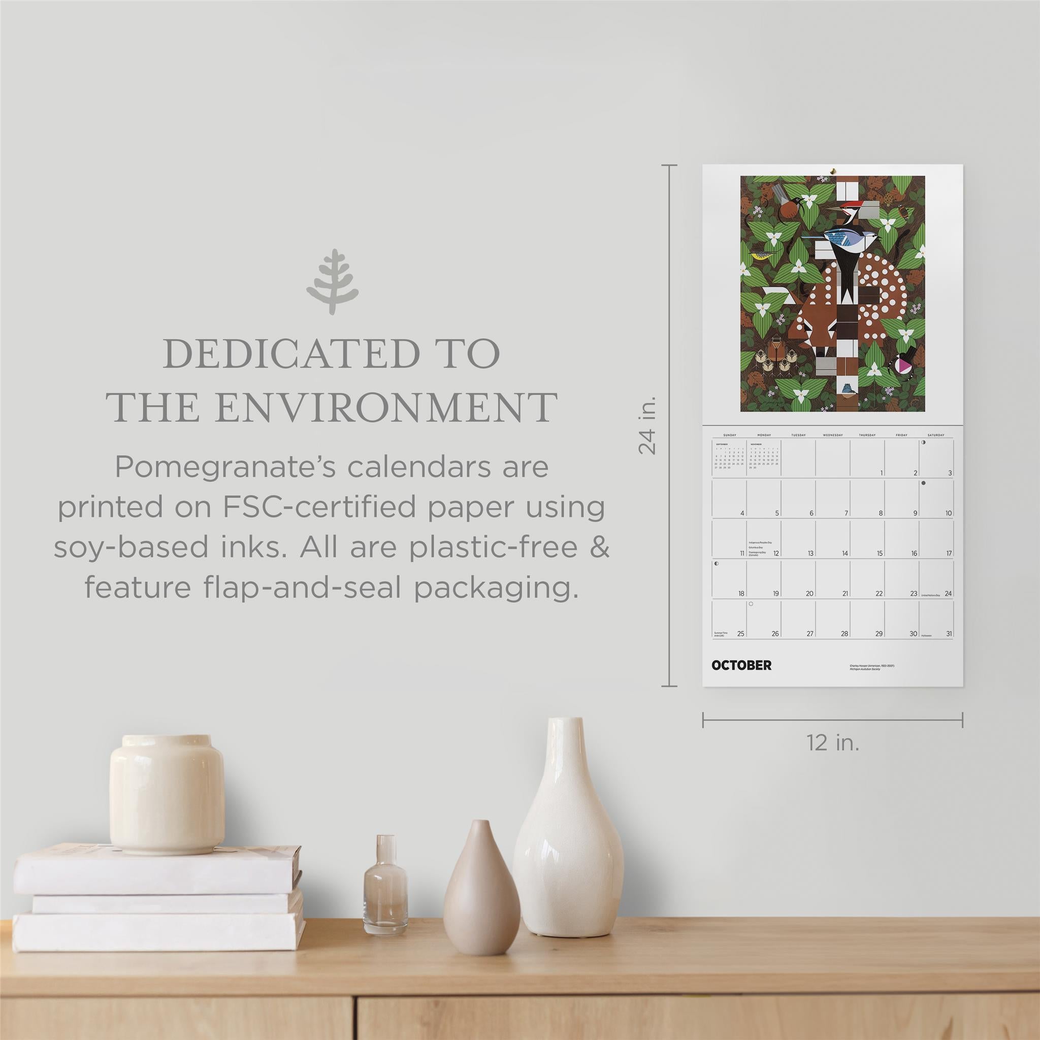 Charley Harper 2026 Wall Calendar