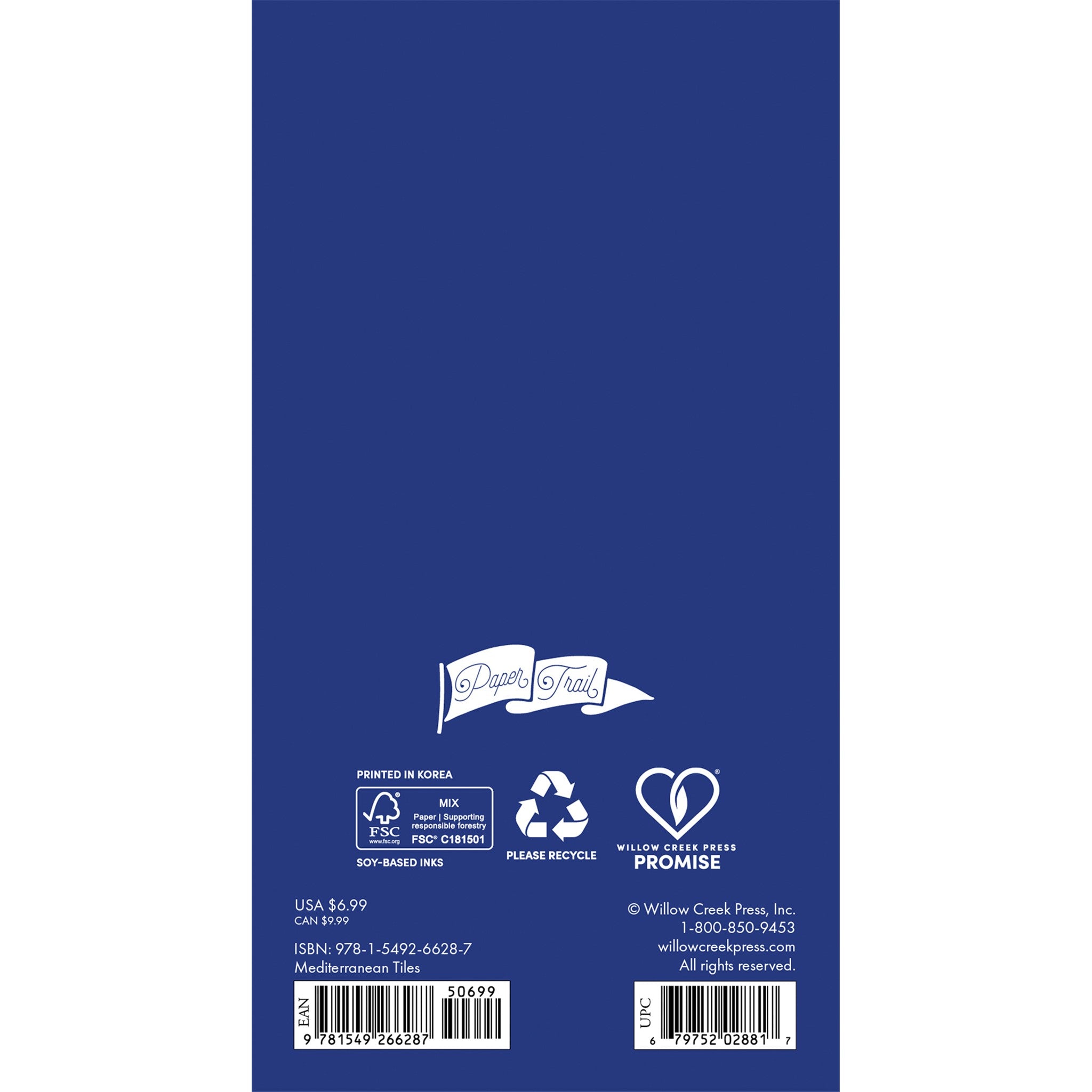 Mediterranean Tiles 2027-2028 2-Year Pocket Planner