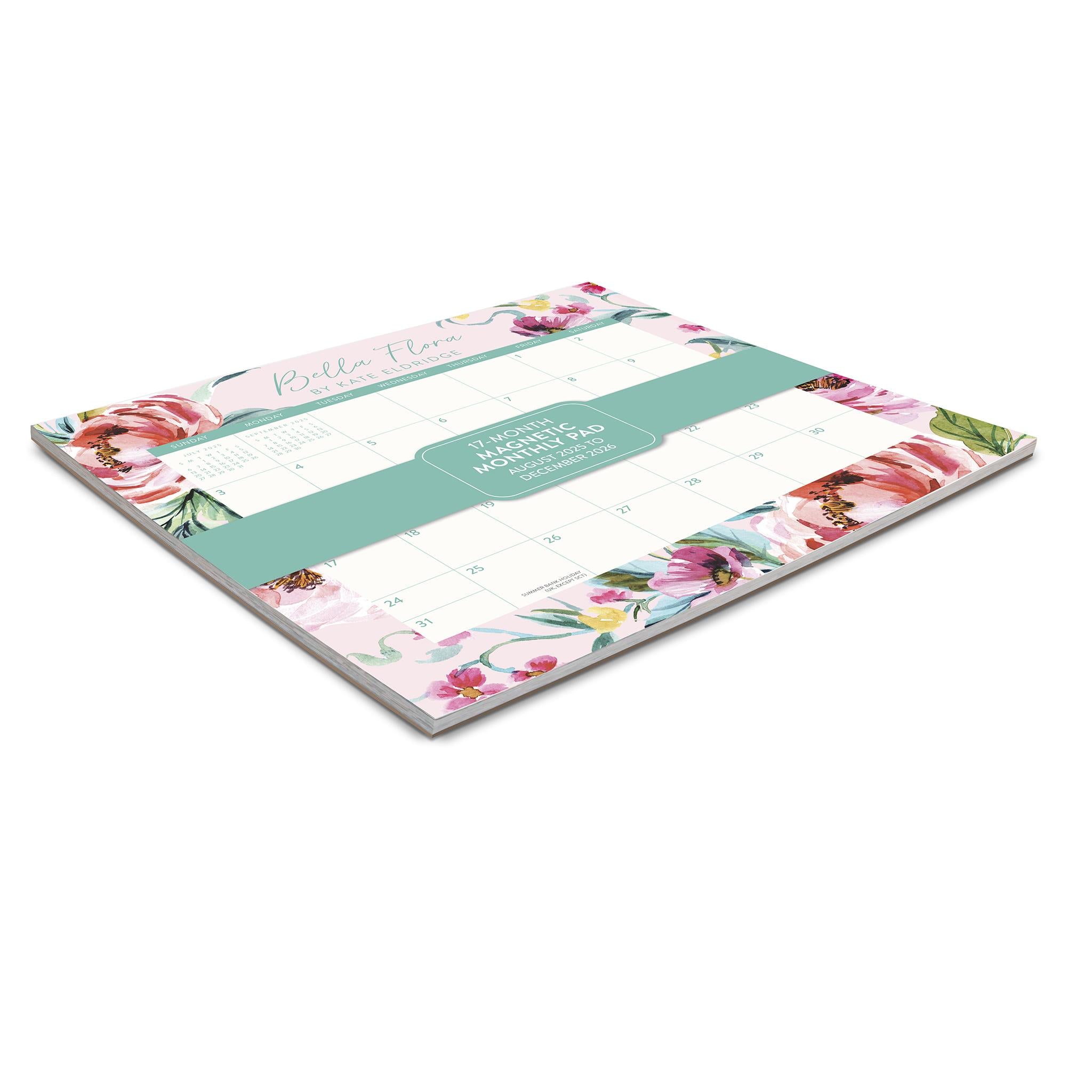 Bella Flora 2025-2026 Exclusive Mini Magnetic Pad Calendar