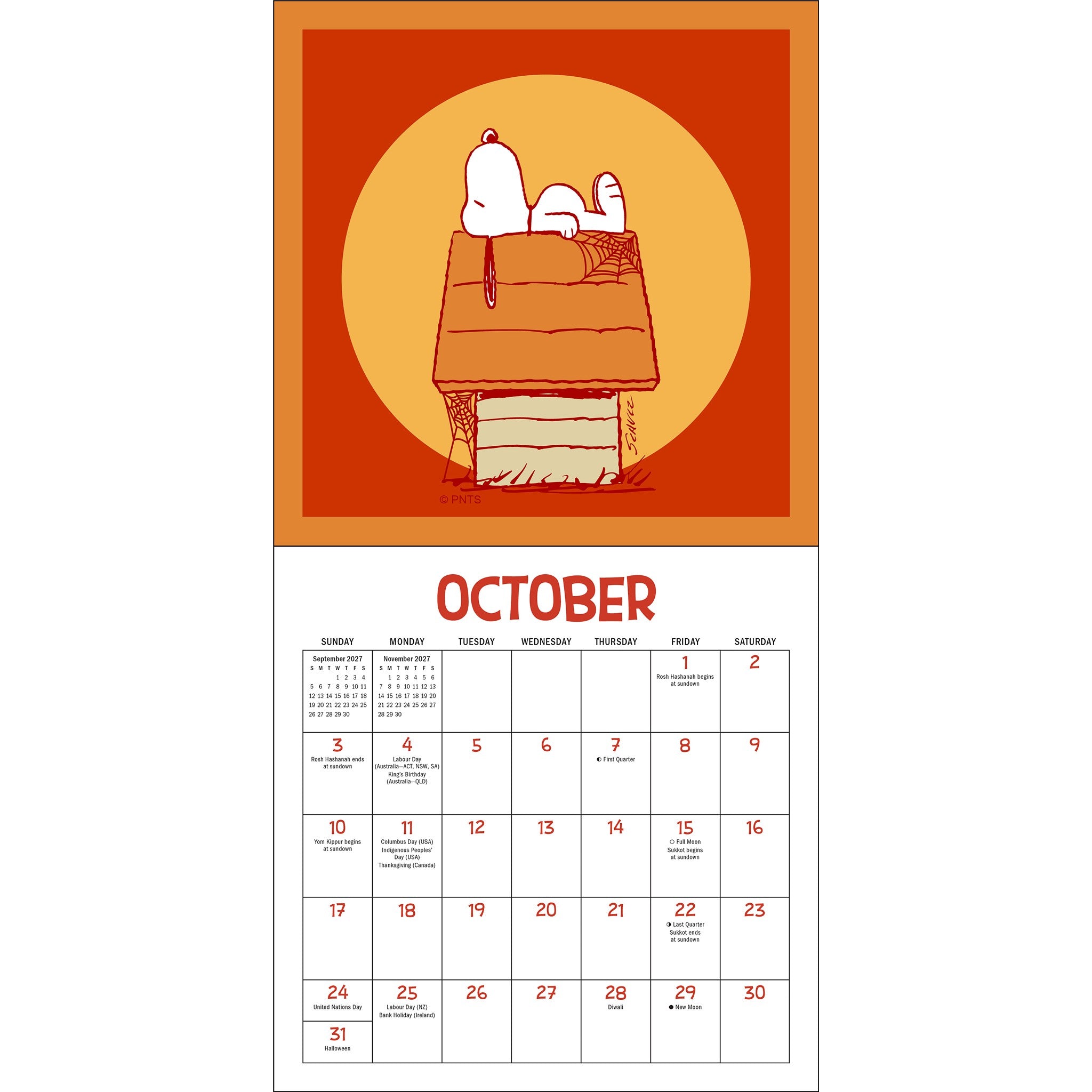 Peanuts @Snoopygrams 2027 Mini Calendar - Online Only