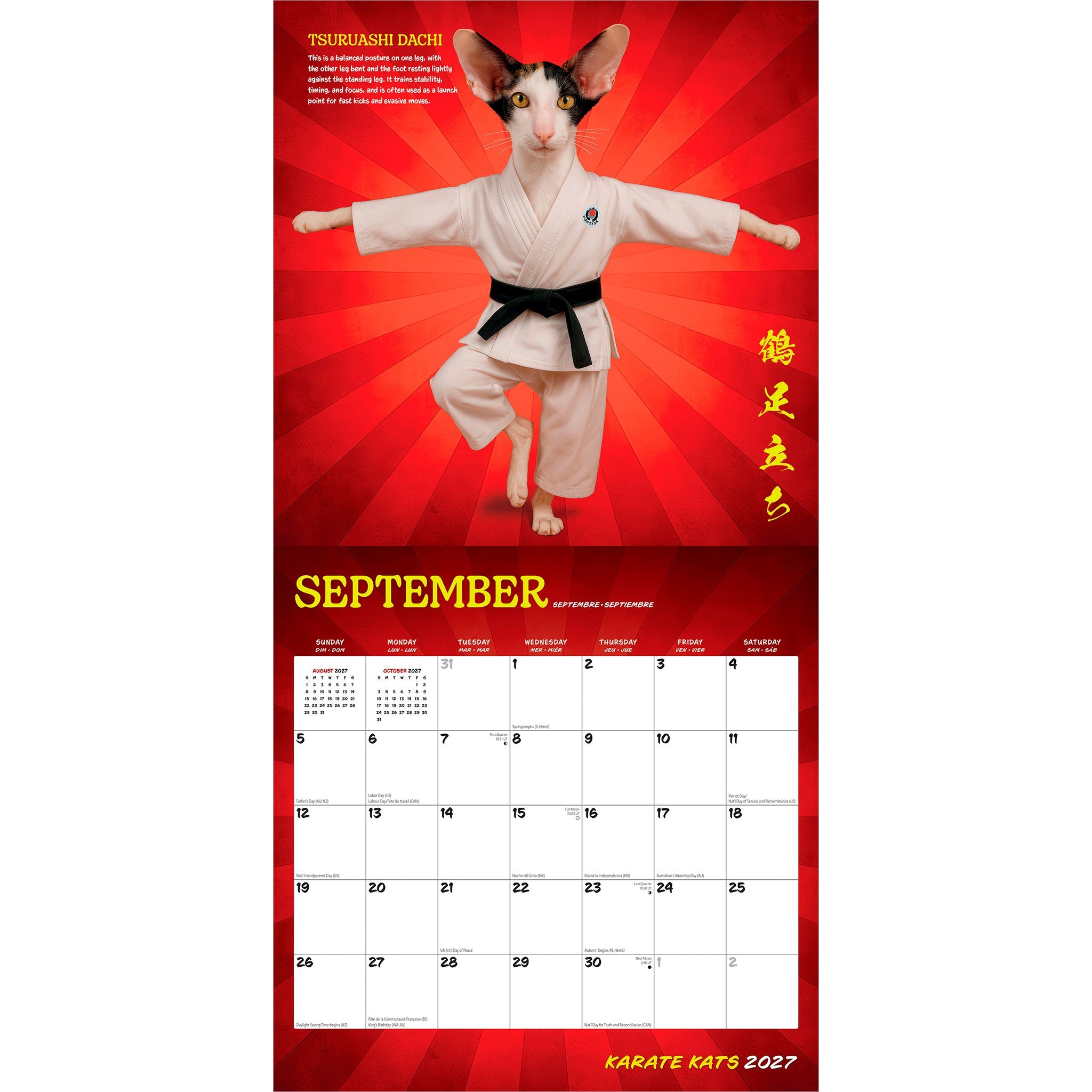 Karate Kats 2027 Wall Calendar