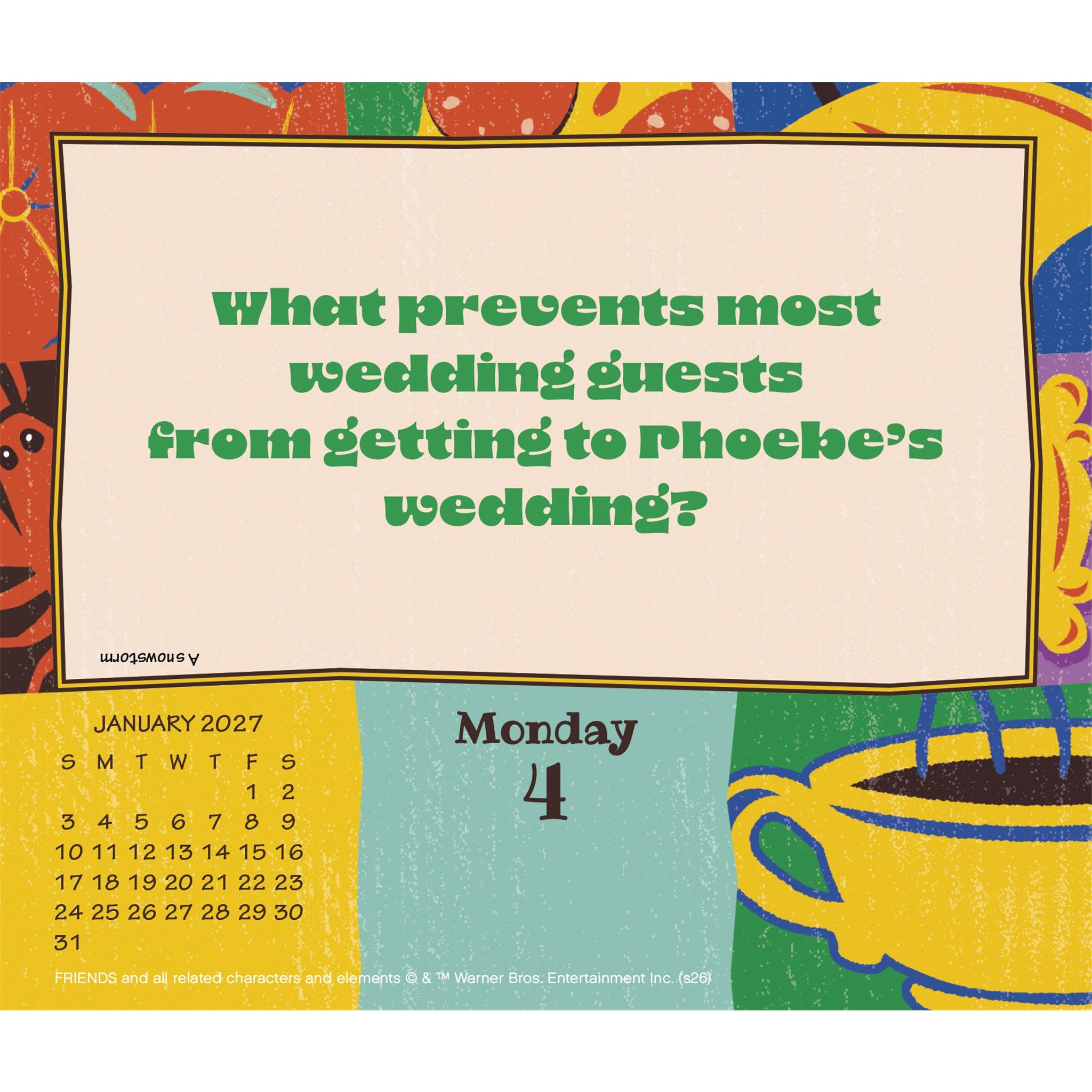 Friends 2027 Box Calendar