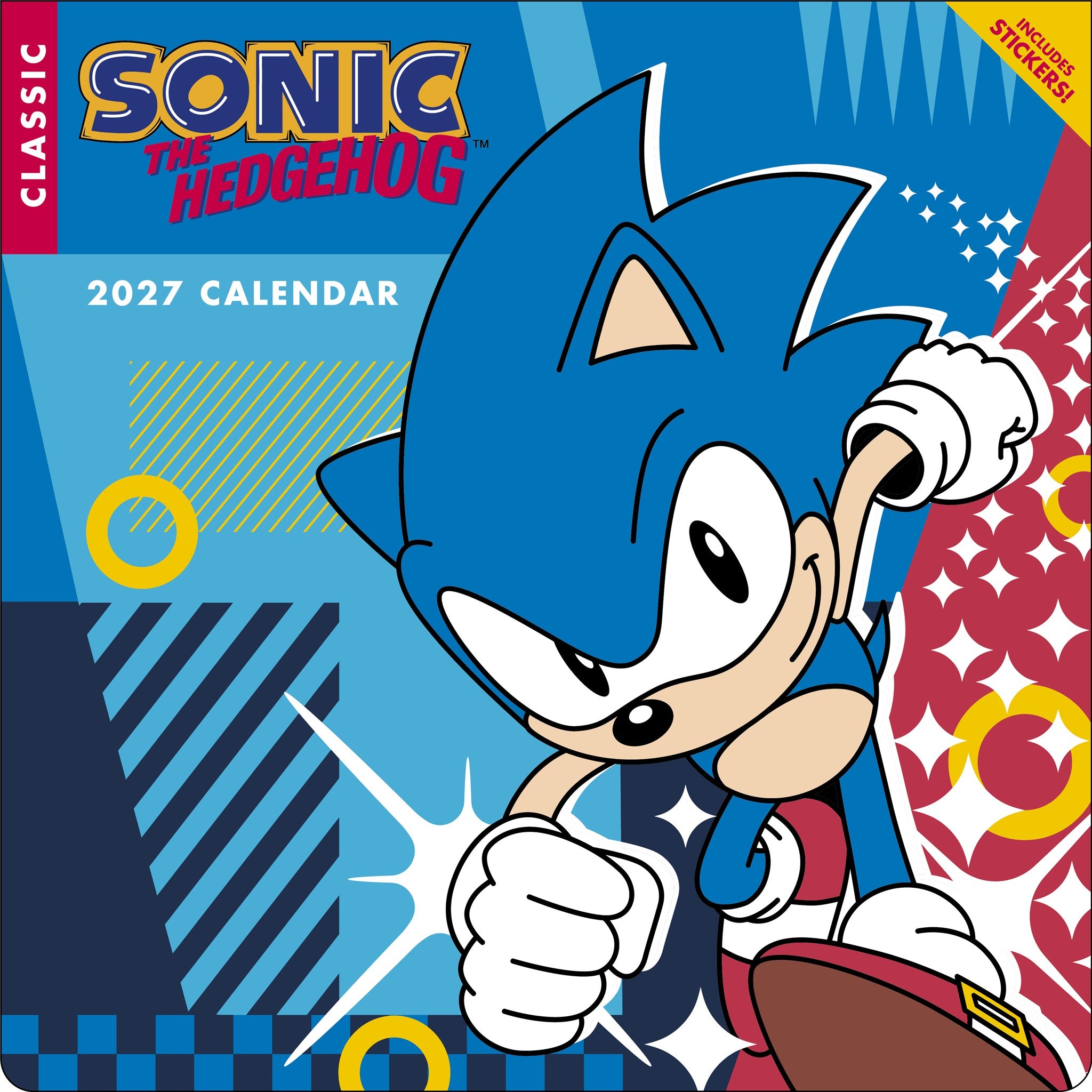 Sonic the Hedgehog Classic 2027 Wall Calendar