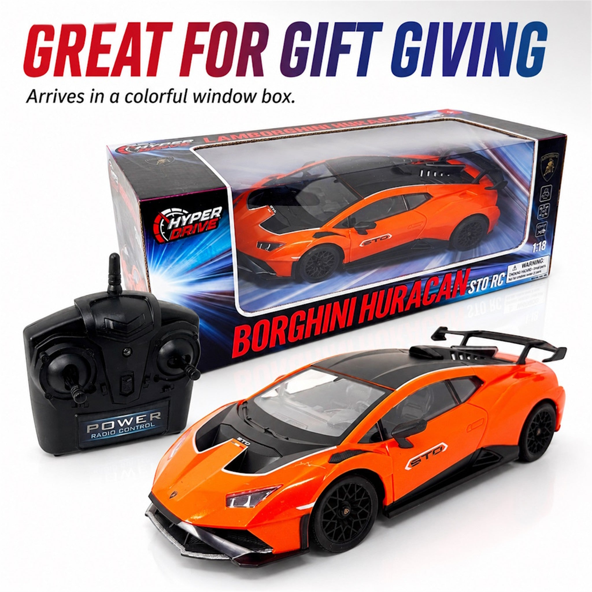 Hyper Drive R/C Lamborghini Huracan STO 1:18 Scale