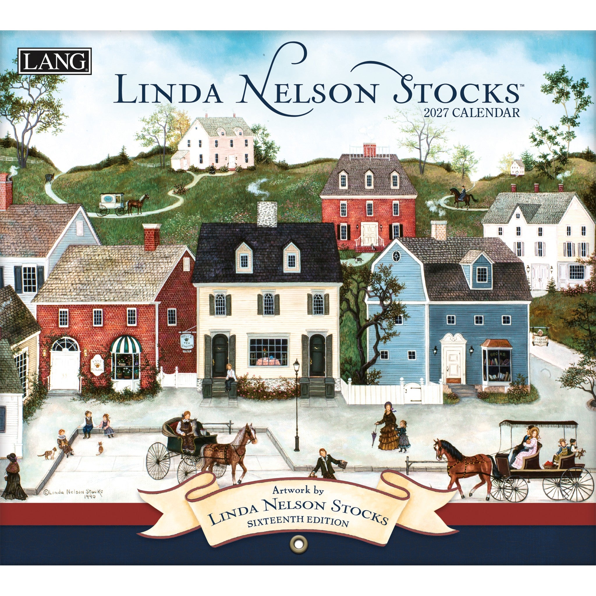 Linda Nelson Stocks Special Edition with Print 2027 Wall Calendar