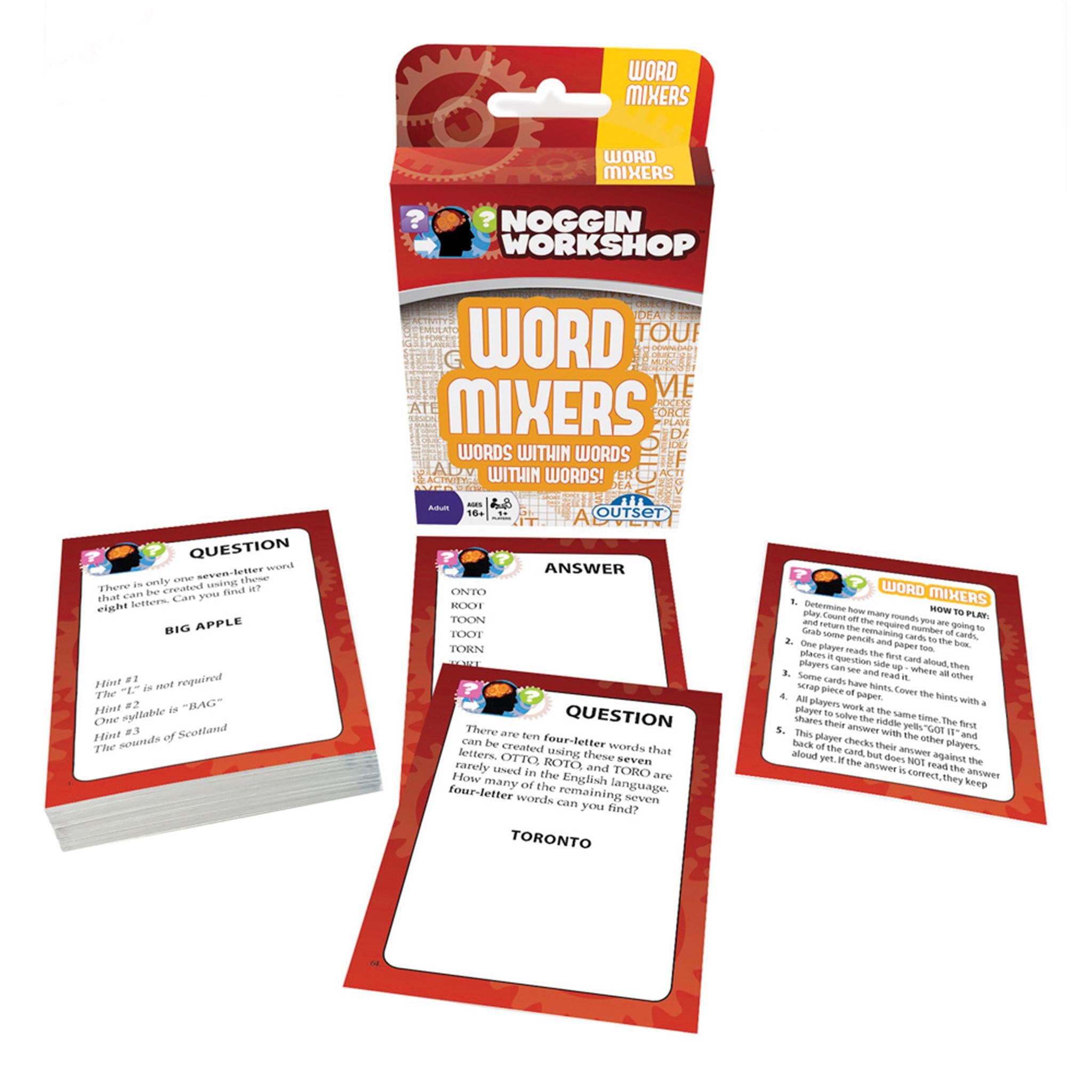 Word Mixers Noggin Workshop - Calendar Club Canada