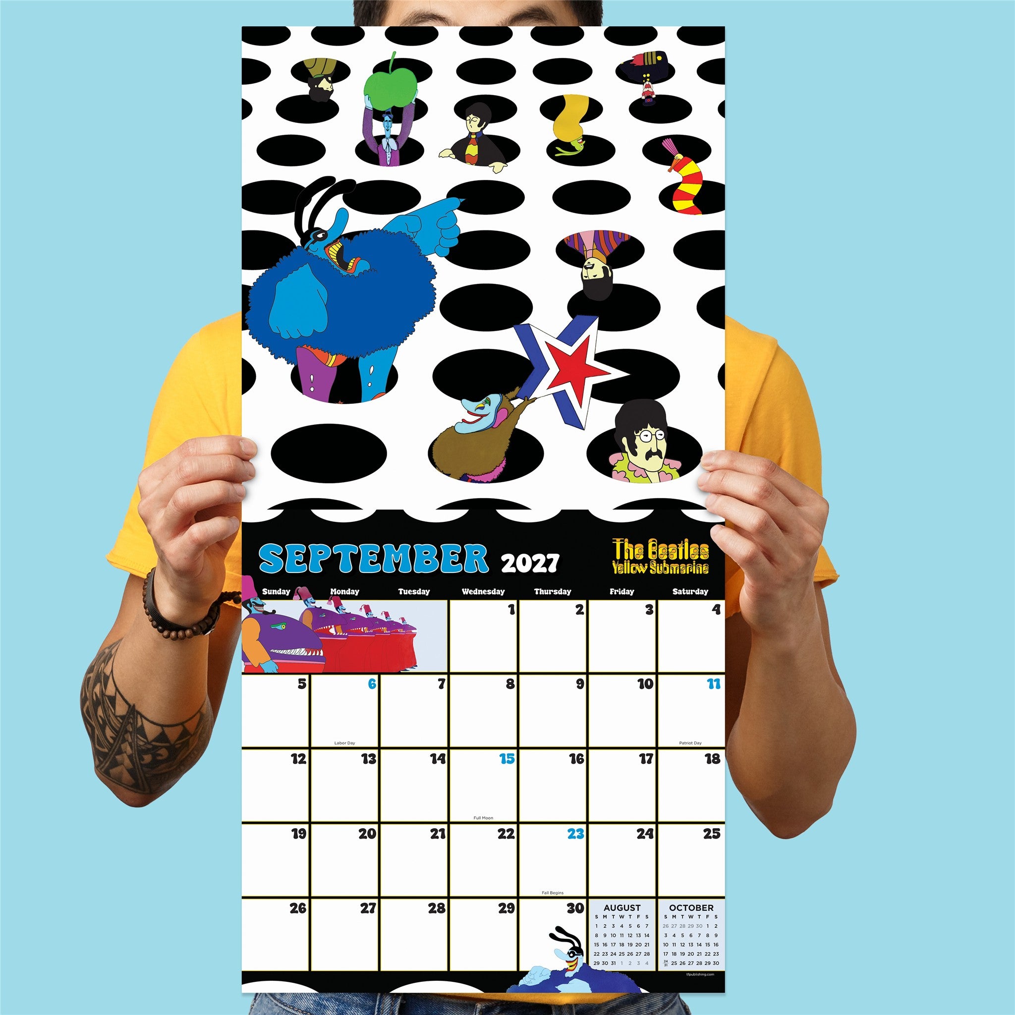Beatles Yellow Submarine 2027 Wall Calendar - Online Only