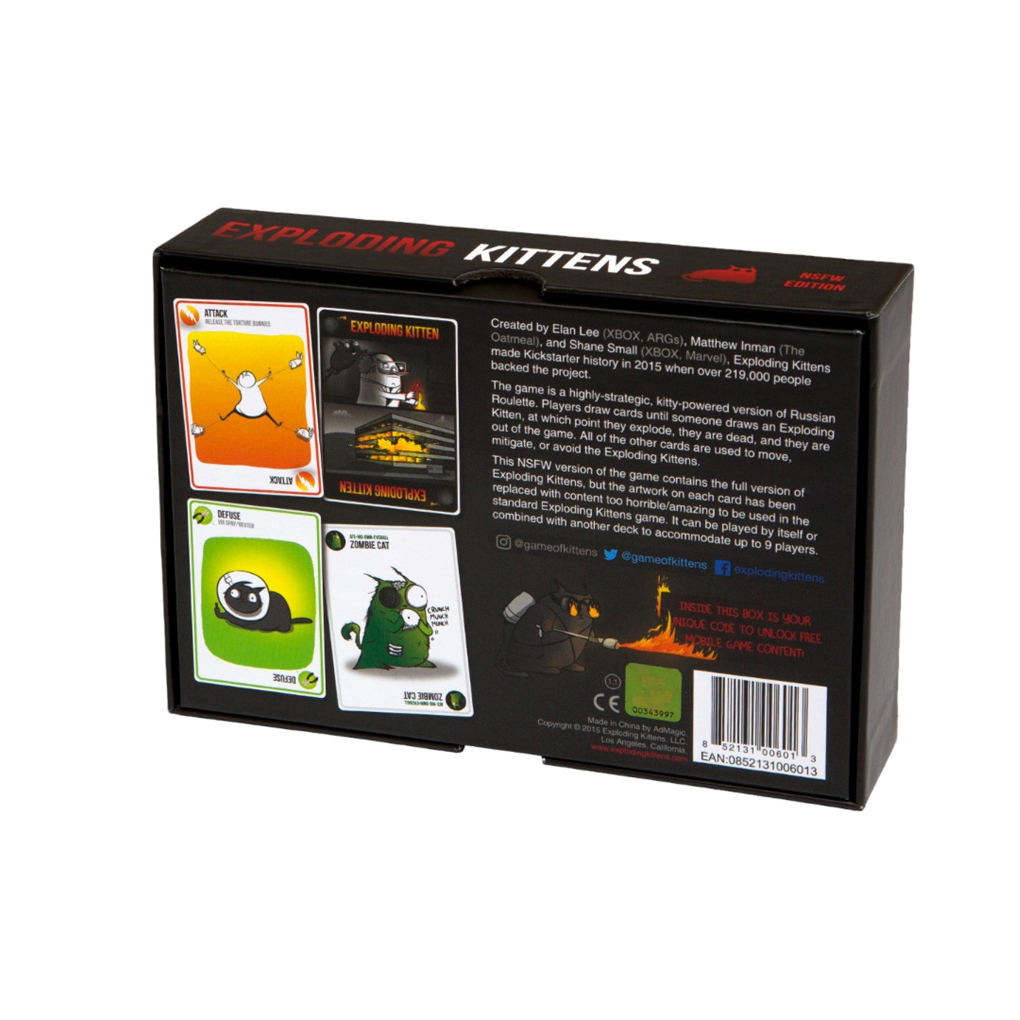 Exploding Kittens NSFW Edition