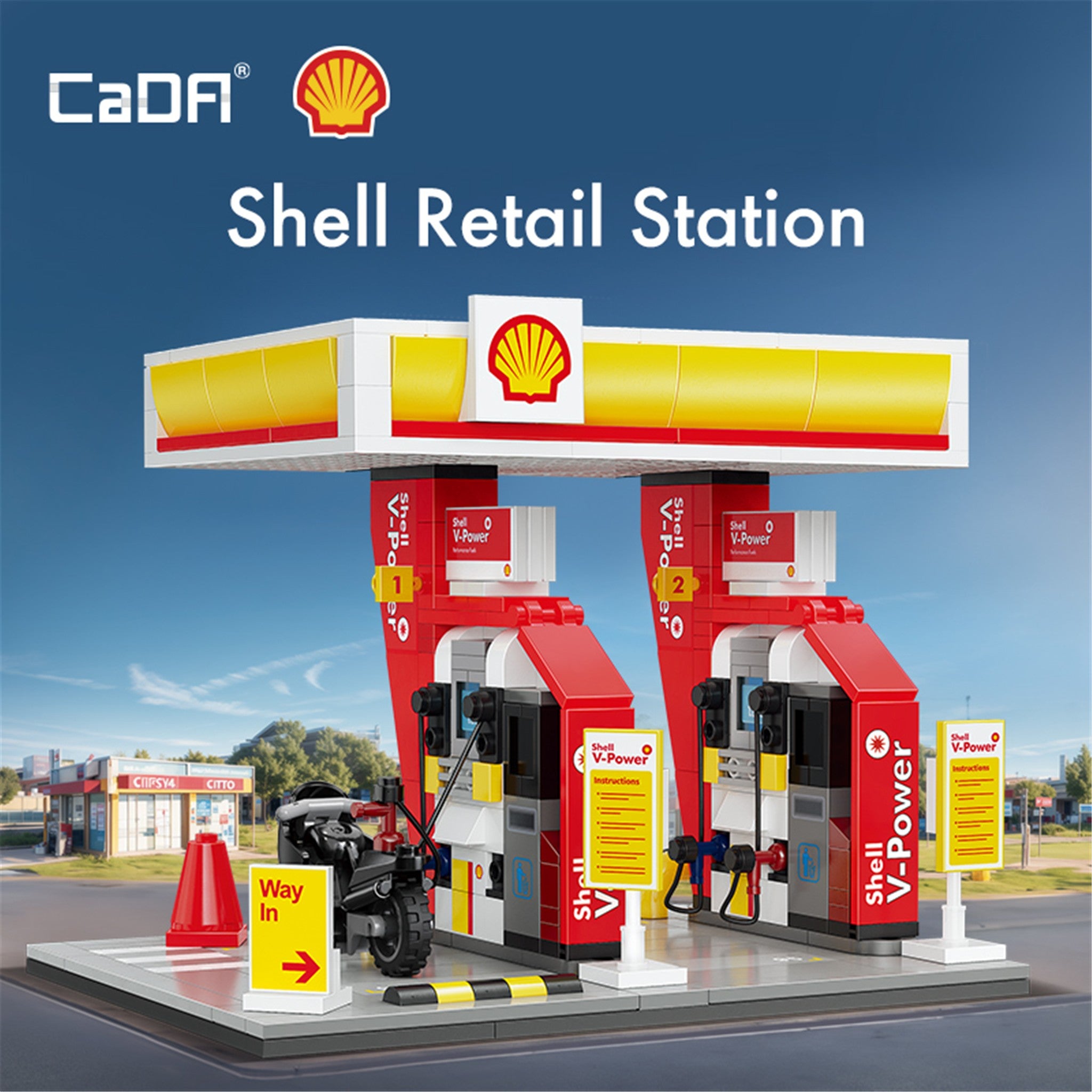 Shell Retail Station 305 Pieces