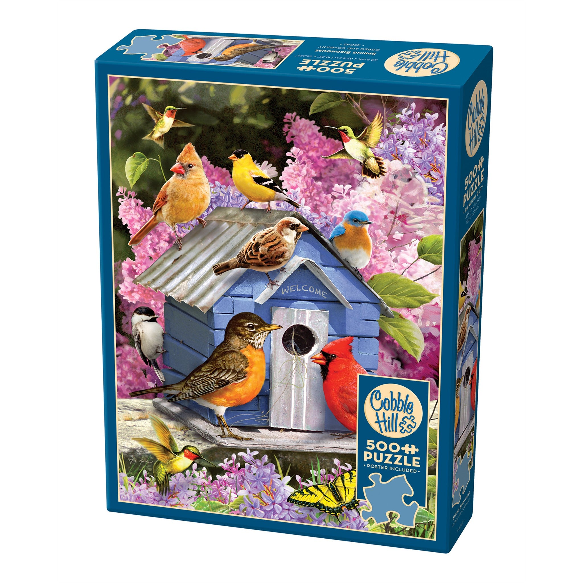 Spring Birdhouse 500 Piece Puzzle