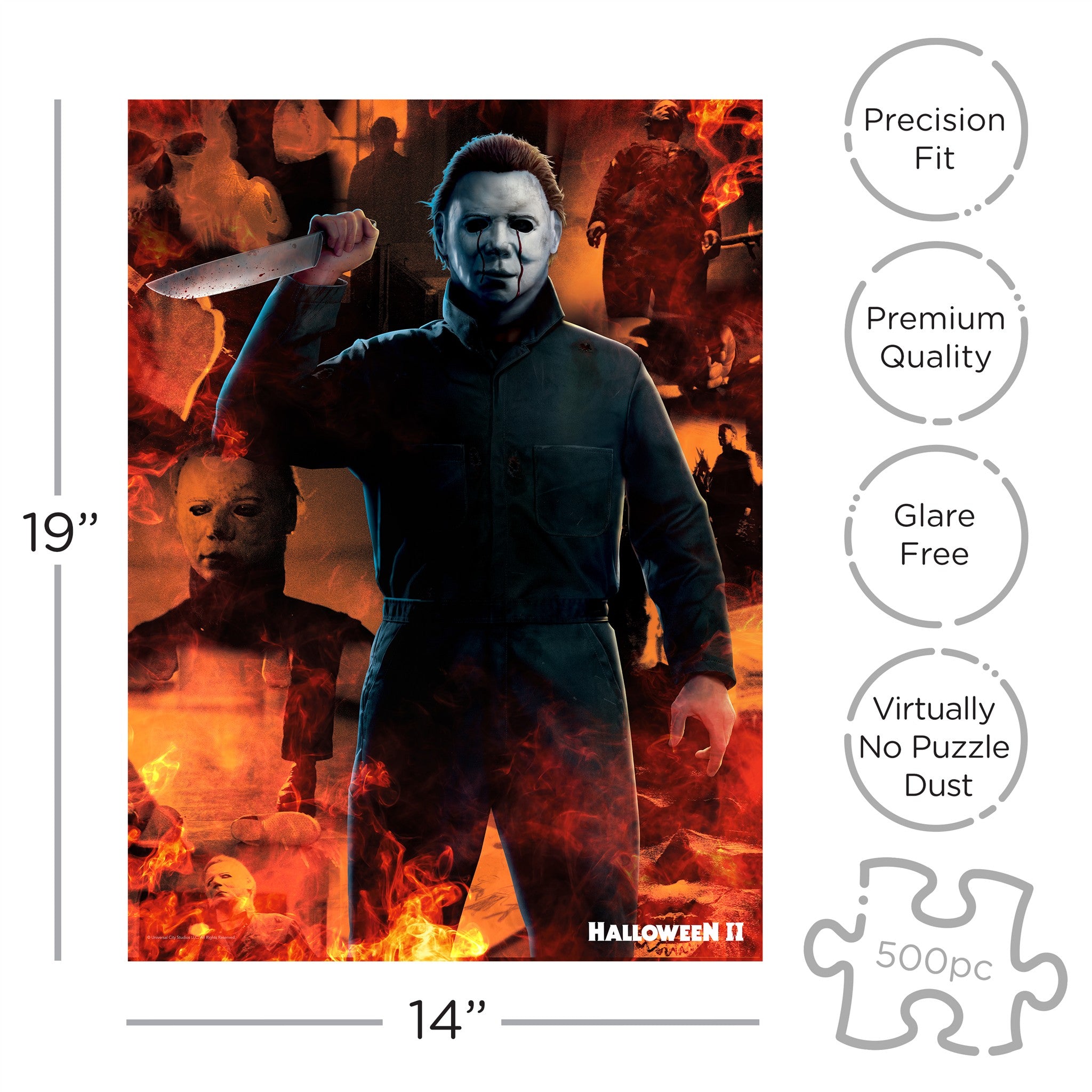 Halloween II Coffin 500 Piece Puzzle