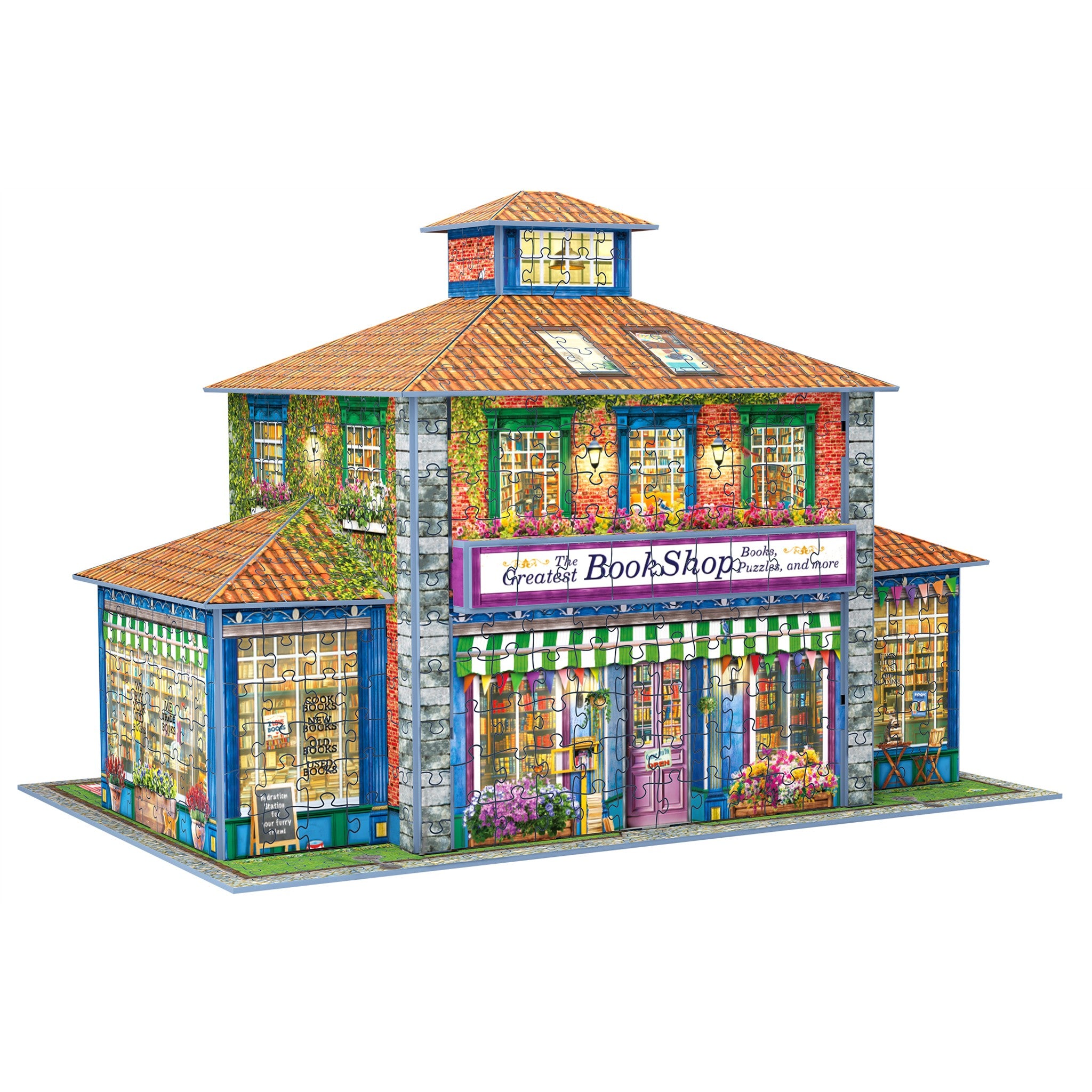 Book Shop 3D 1389 Piece Puzzle