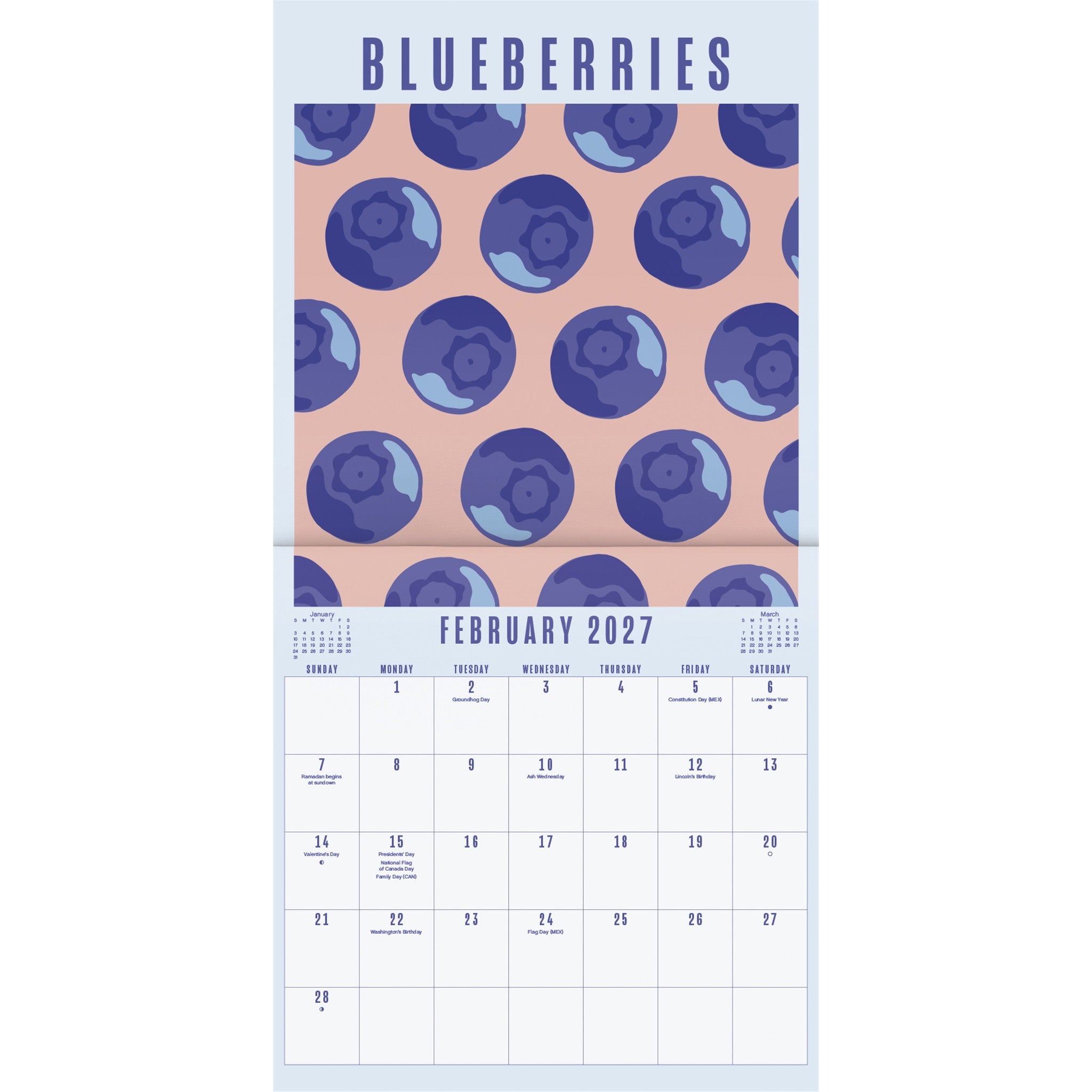 Fruit Market 2027 Wall Calendar - Online Only