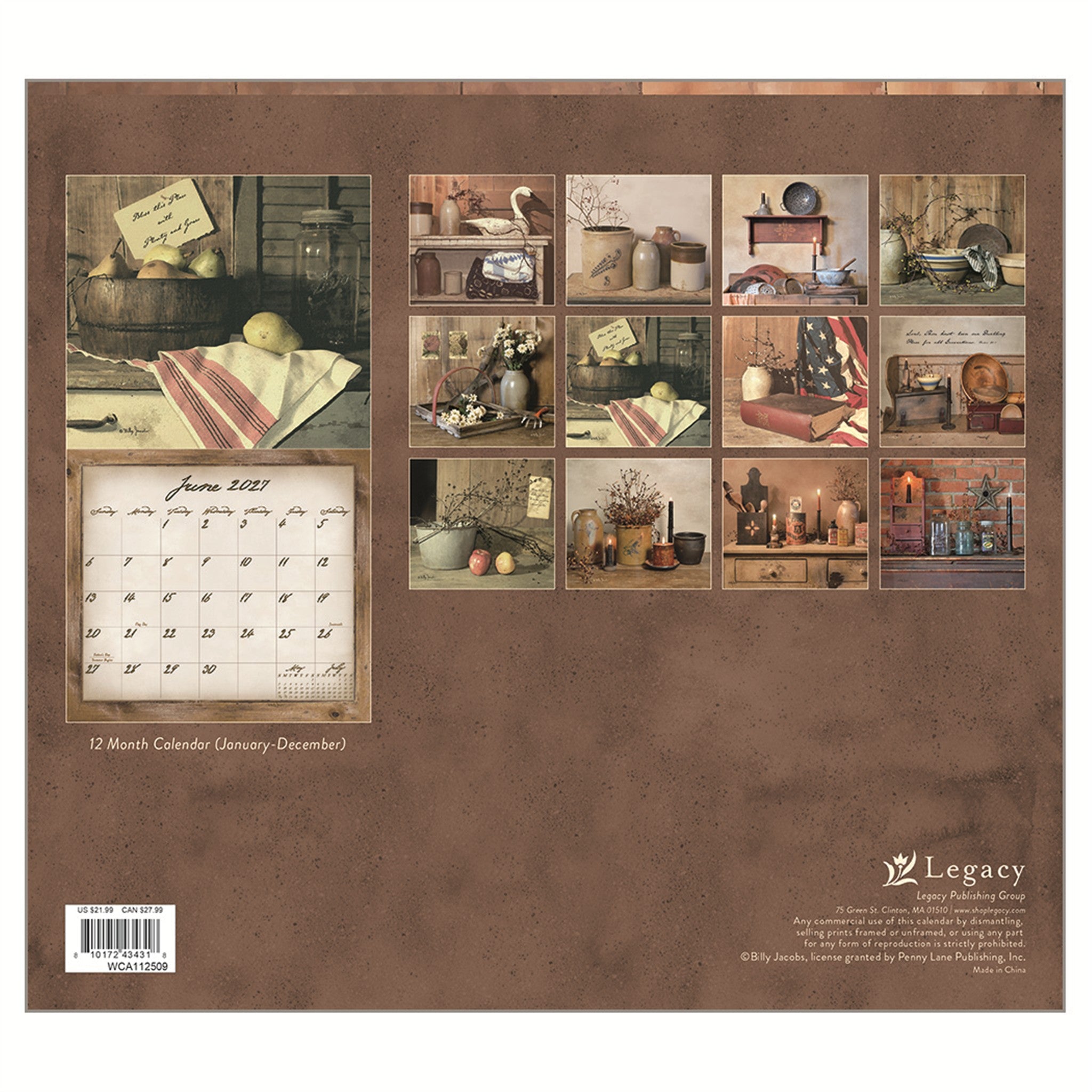 Simple Treasures 2027 Wall Calendar - Online Only