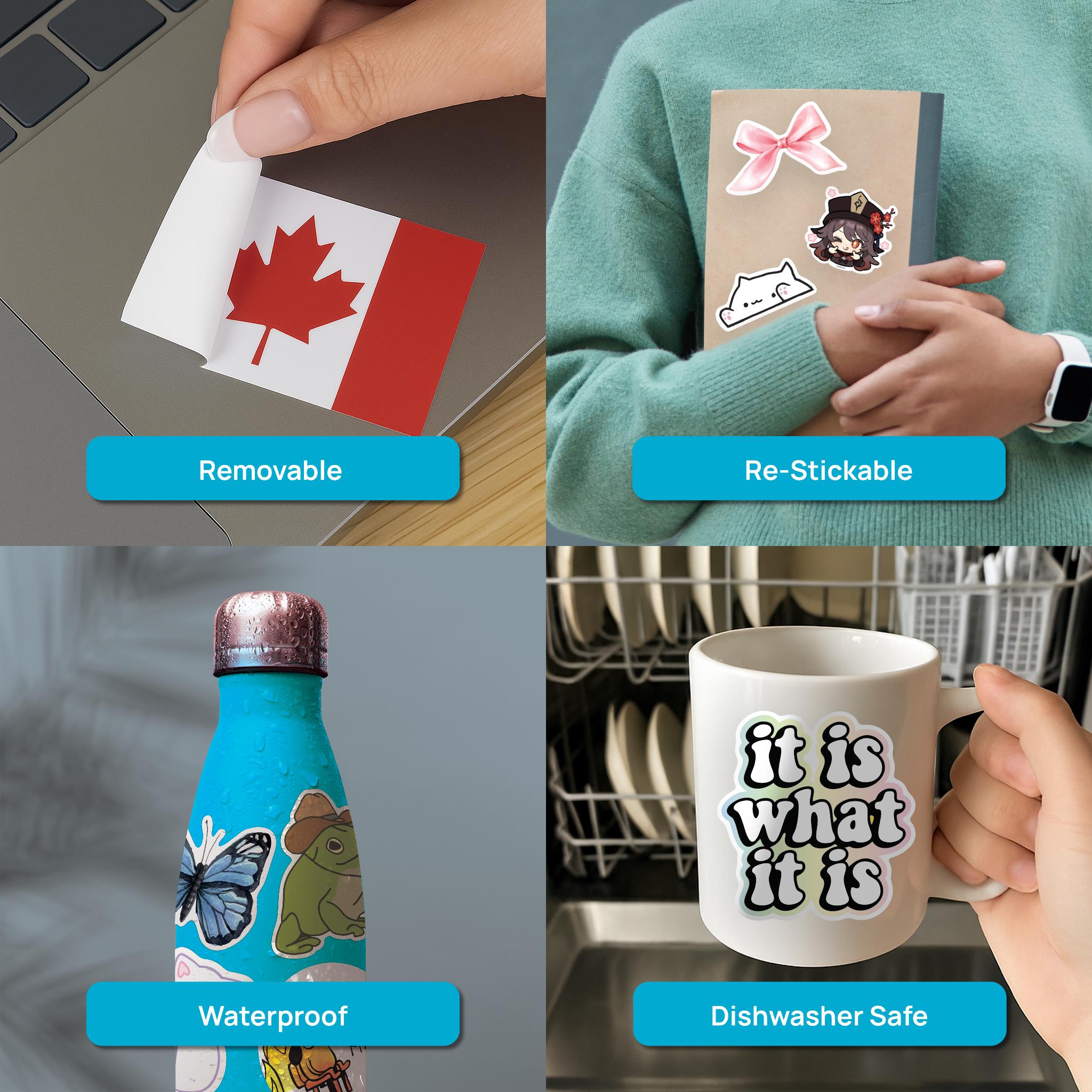 It Is What It Is Vinyl Sticker