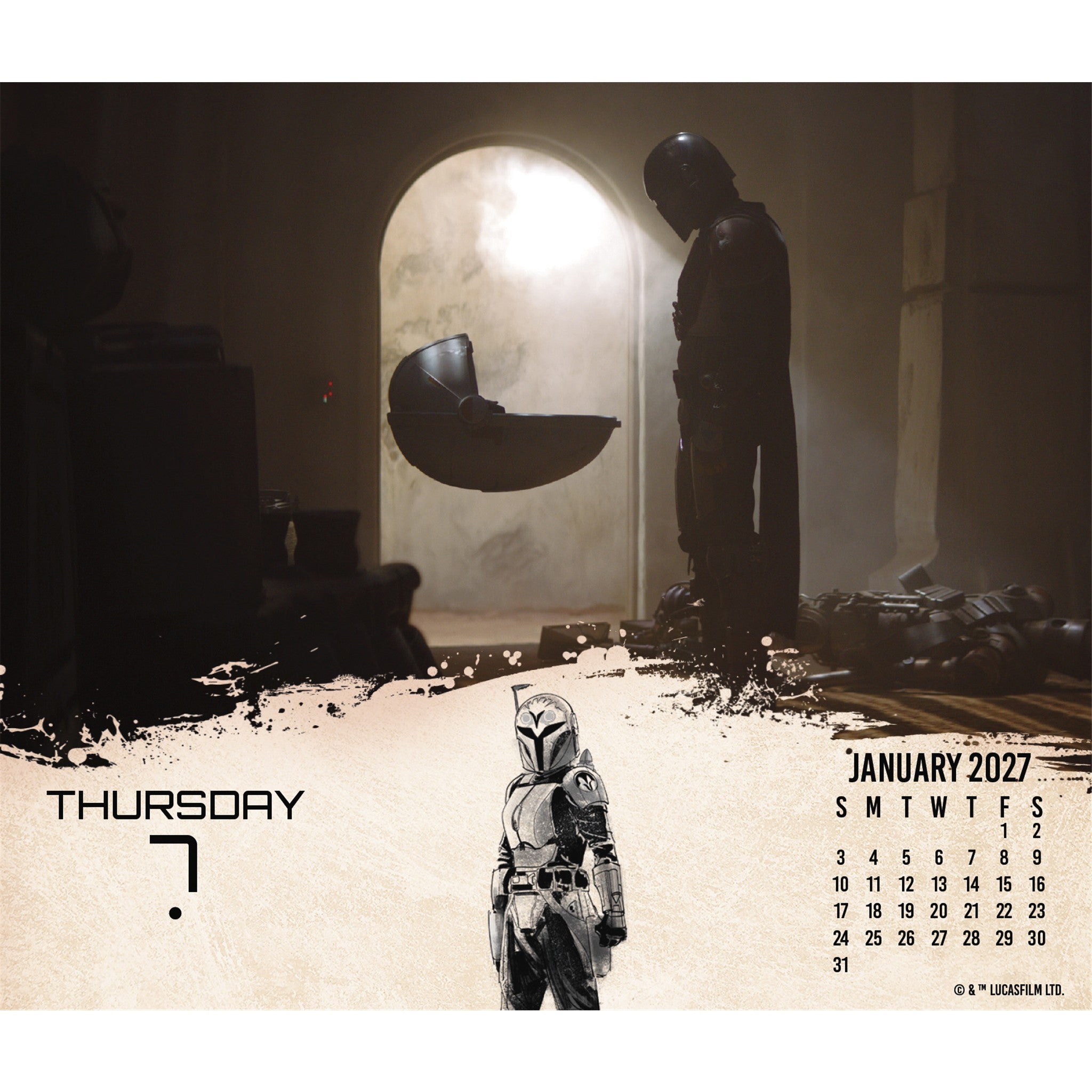 Star Wars Mandalorian 2027 Box Calendar - Online Only