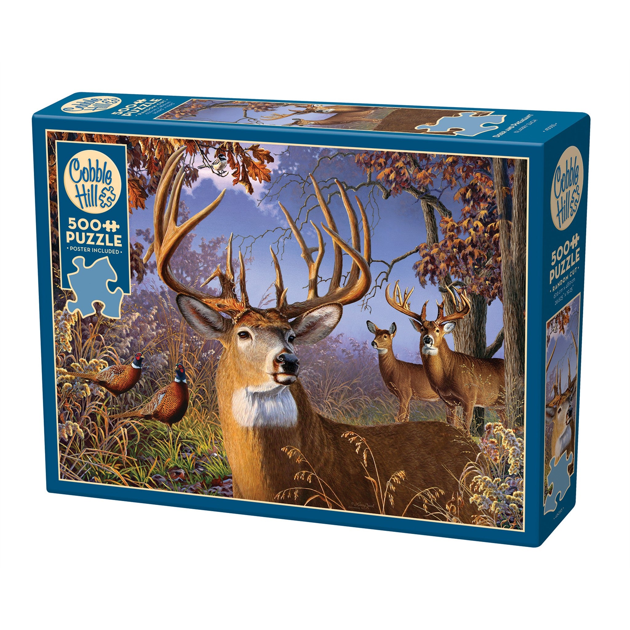 Deer and Pheasant 500 Piece Puzzle