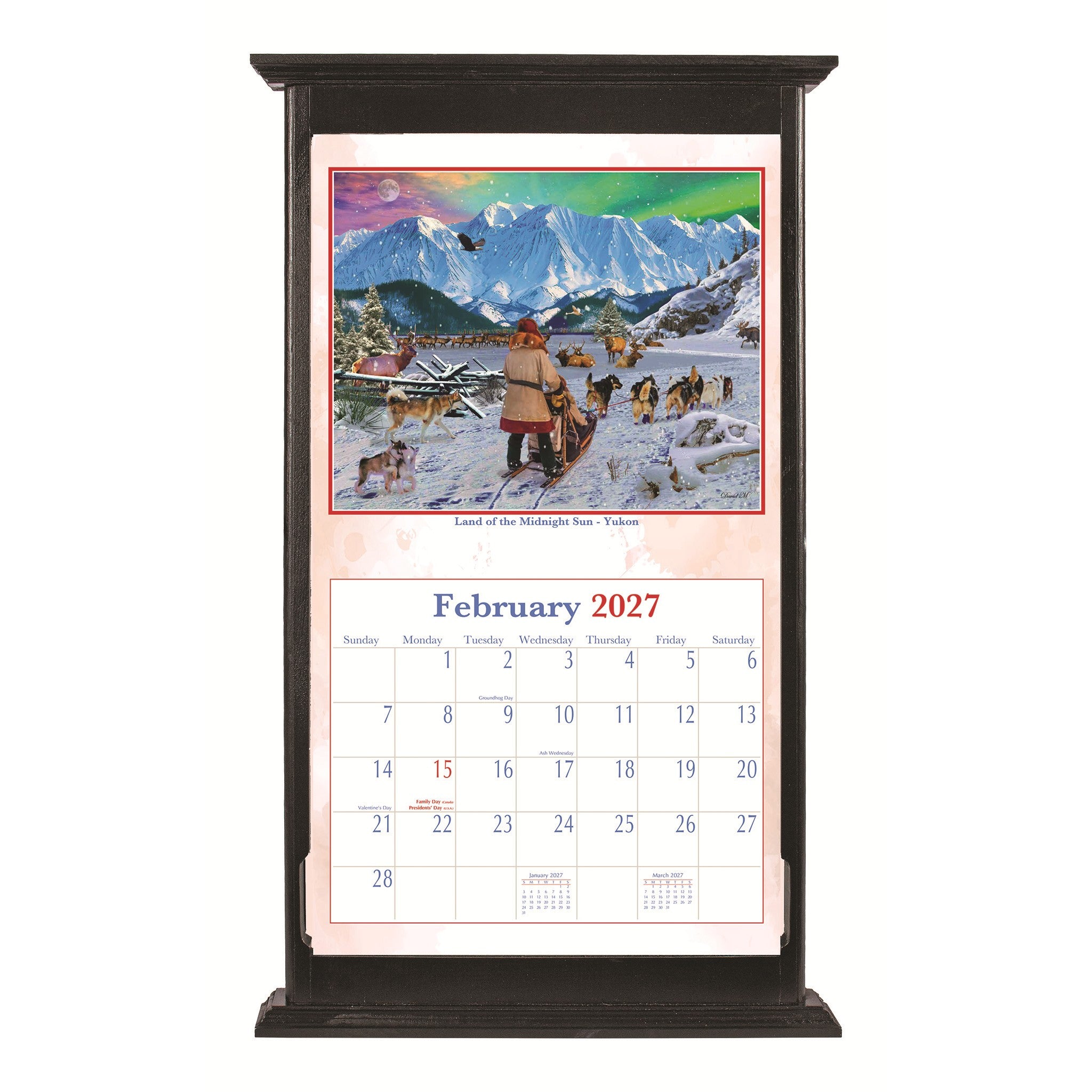 Canadian Vacation 2027 Wall Calendar