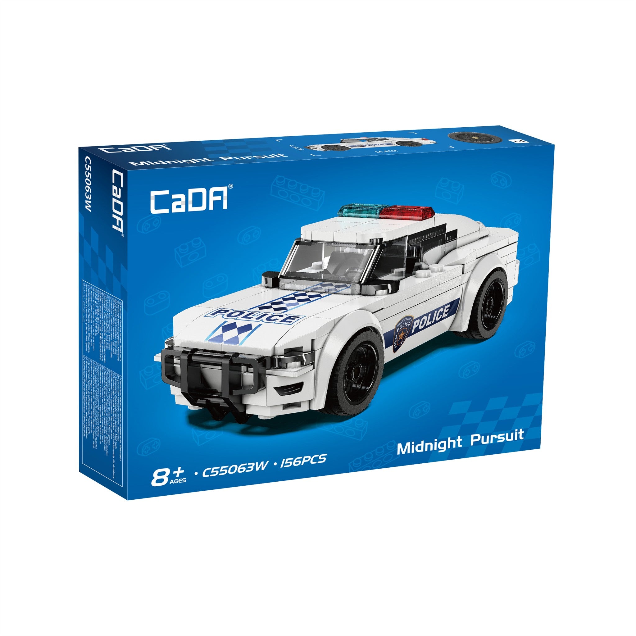 Police Car Night Hunt Pursuit 156 Pieces