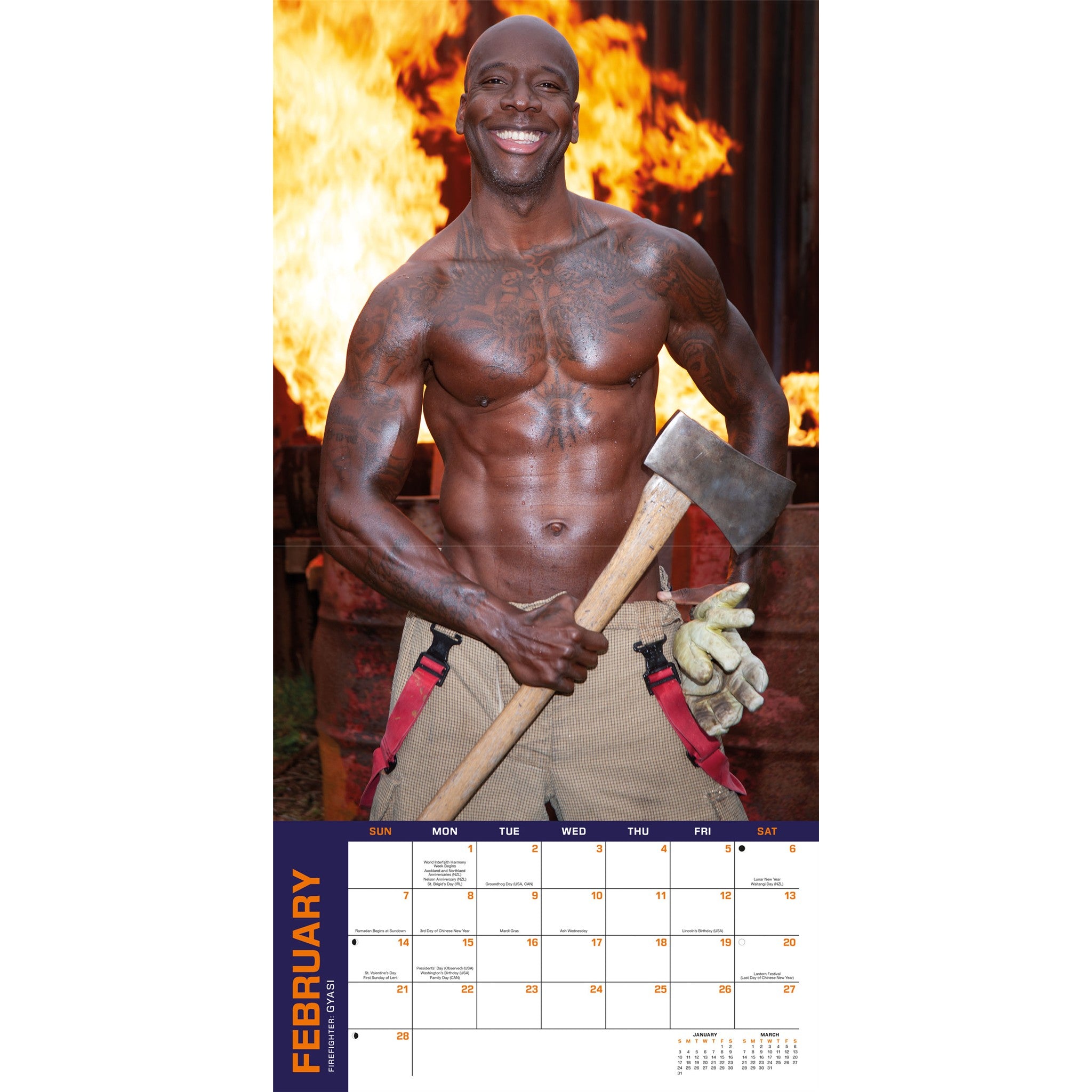 Firefighters 2027 Wall Calendar